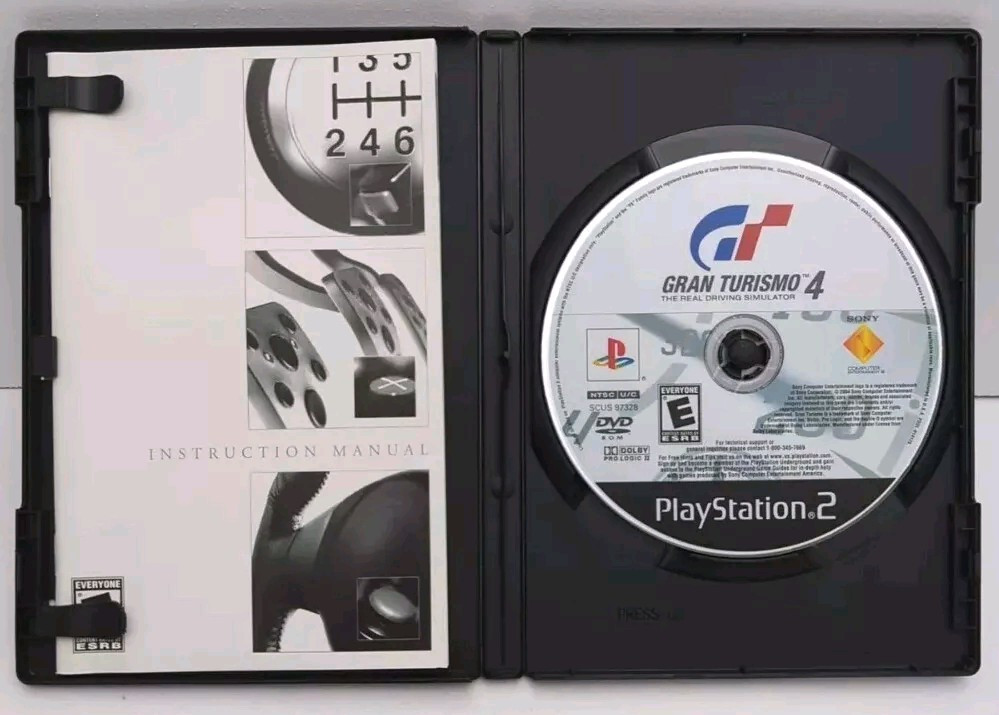 Gran Turismo 4 (Sony PlayStation 2, 2004) CIB, Black Label, PS2