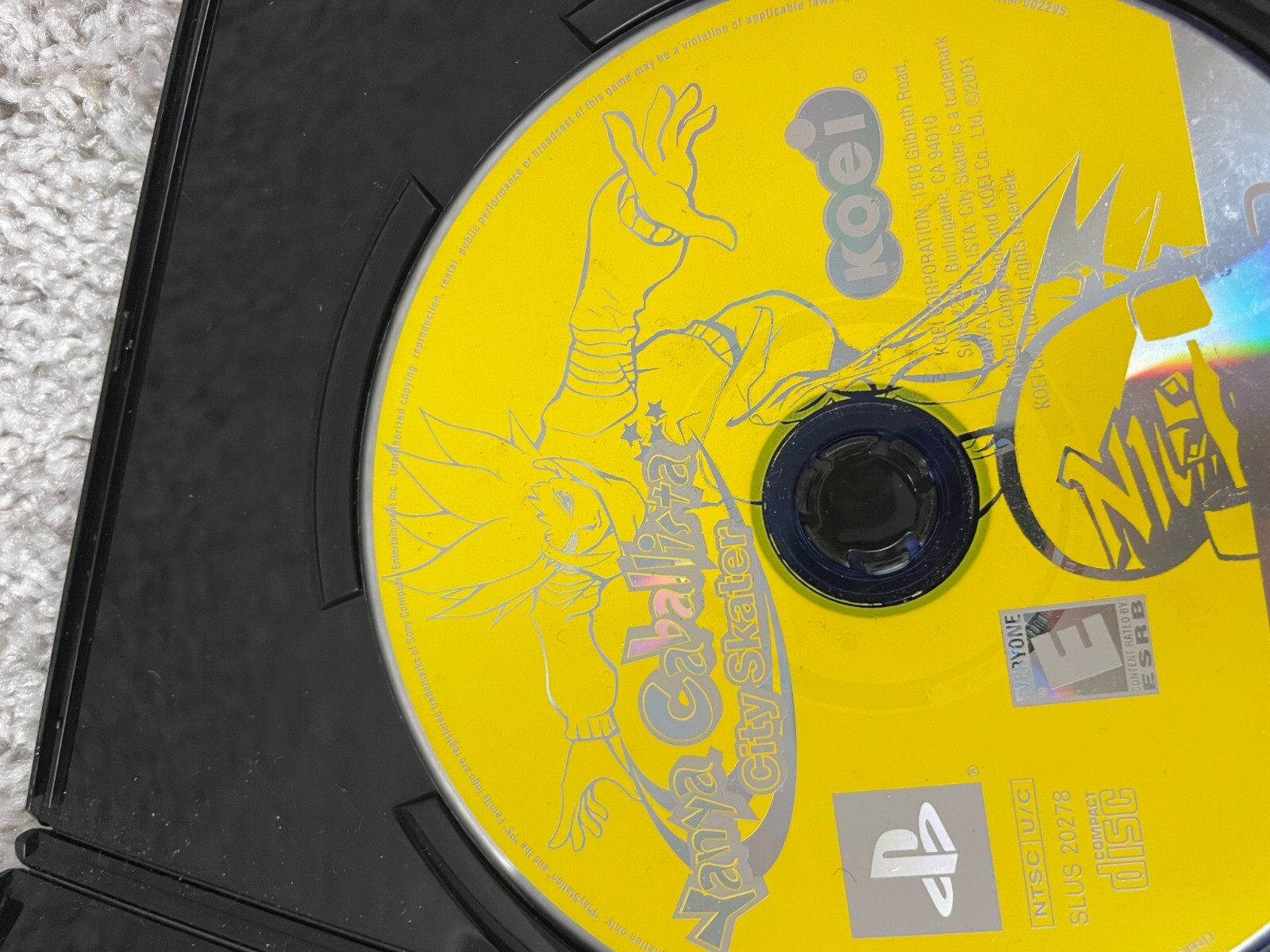 Sony PlayStation 2 Koei 2001 Yanya Caballista City Skater Rated E Untested