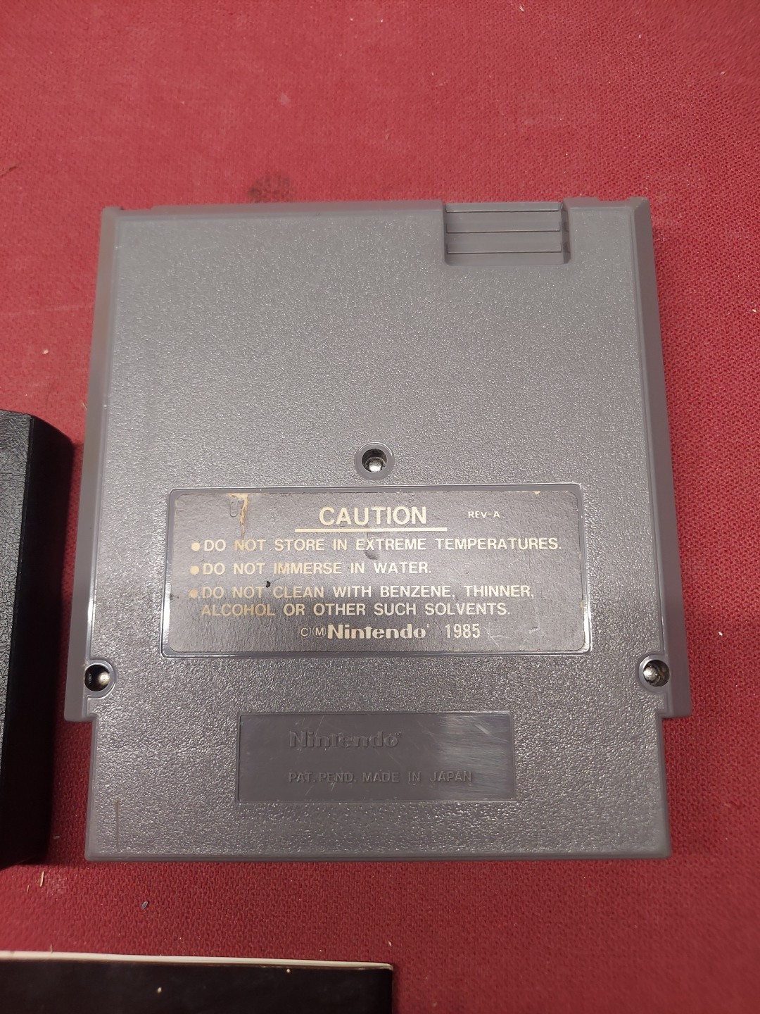 Nintendo NES Super Mario Bros Duck Hunt Game Instruction Booklet Manual Sleeve