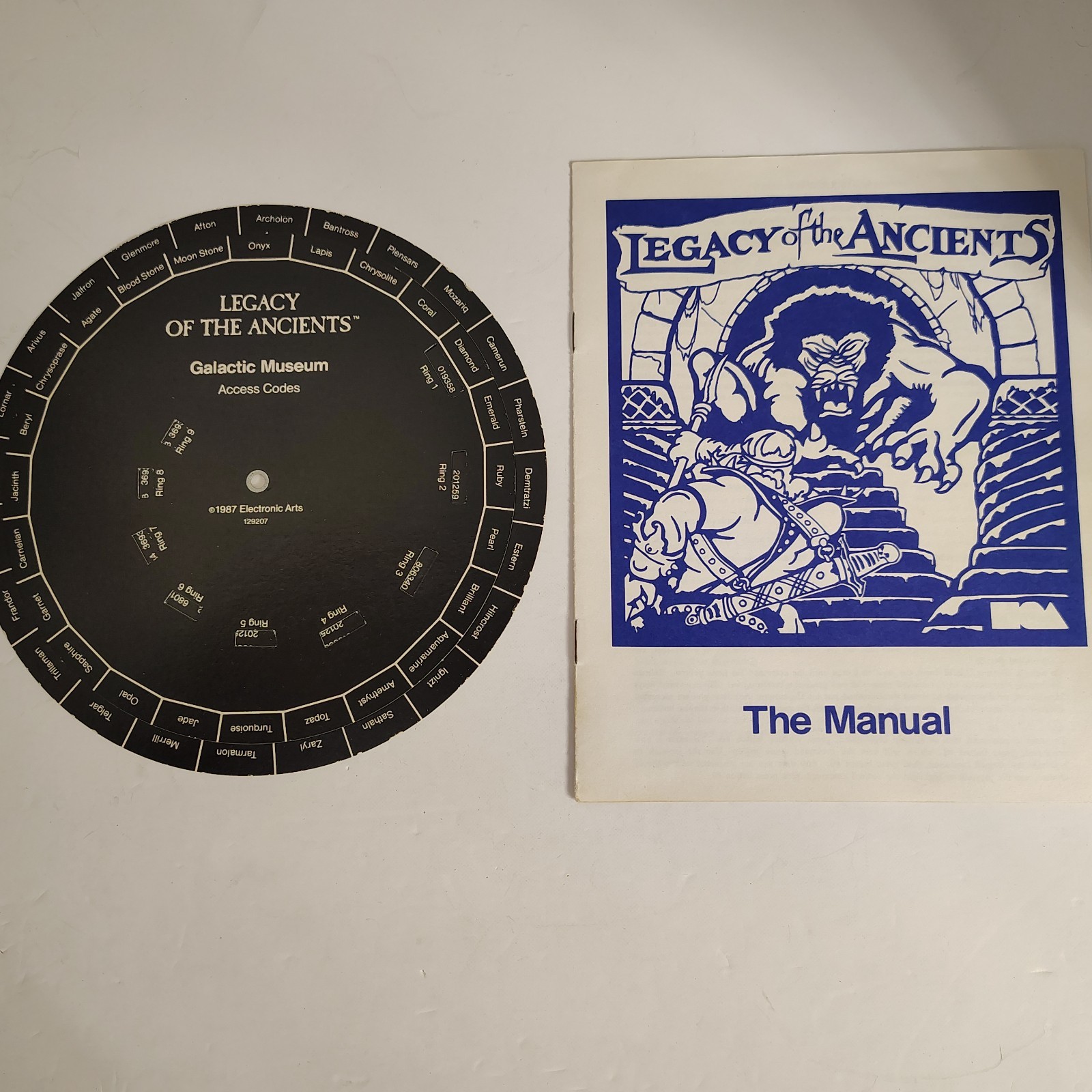 Legacy of the Ancients for the Commodore 64/128 – CIB – Tested Working