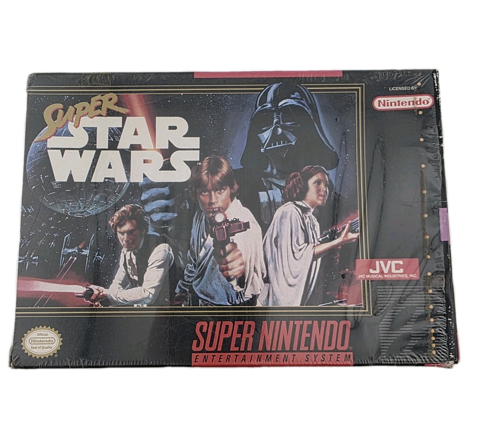 Super Star Wars – Box With Reg Card Poster Shrink Wrap Super Nintendo (No Game)