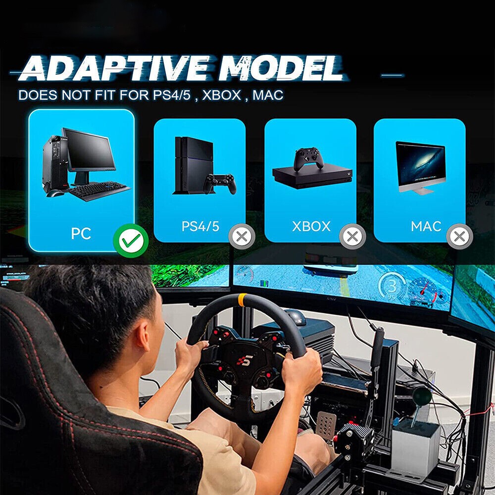 64 Bit USB PC Handbrake SIM for Racing Games G25/27/29 T500 T300 G923 G920 New