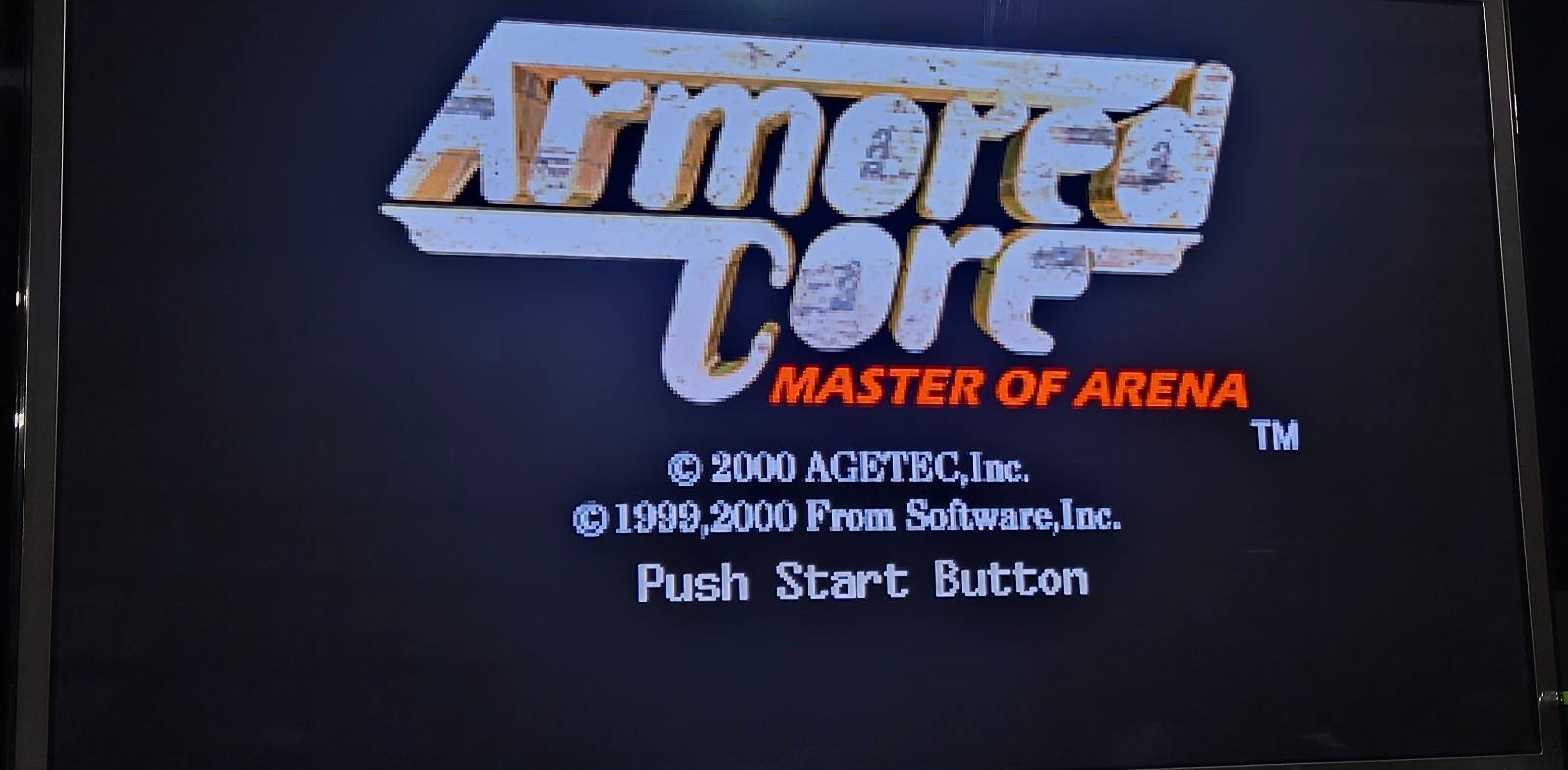 Armored Core Master of Arena PS1 CIB with Registration Card From Software Tested