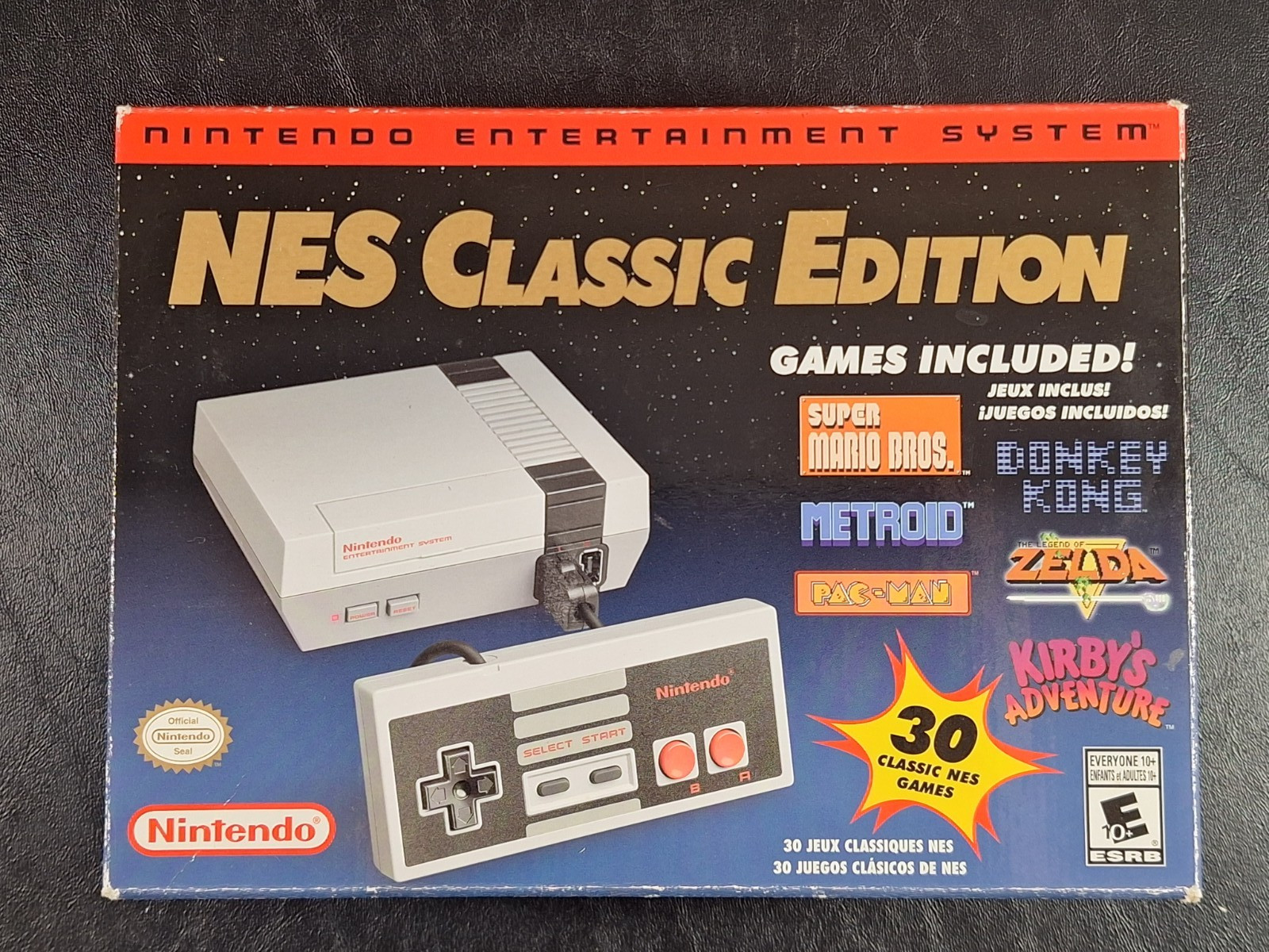 Nintendo NES Classic Edition CLV-001 Console w/2 Controllers & Extenders