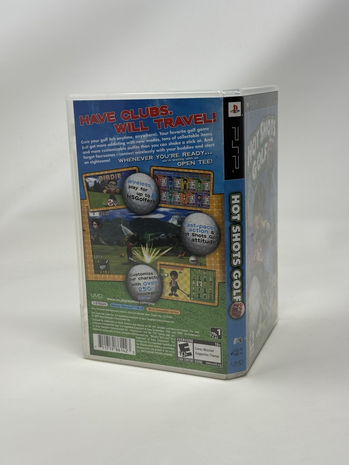 Hot Shots Golf Open Tee PlayStation Portable Sony PSP Complete CIB Authentic