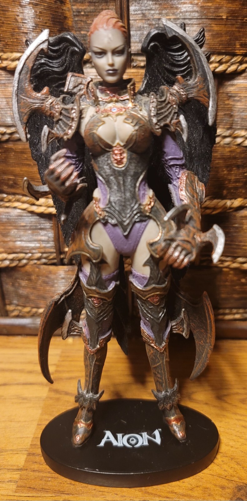 AION: The Tower of Eternity – 6.25″ LE Statue “Avia” Winged Asmodian Daeva w/Axe