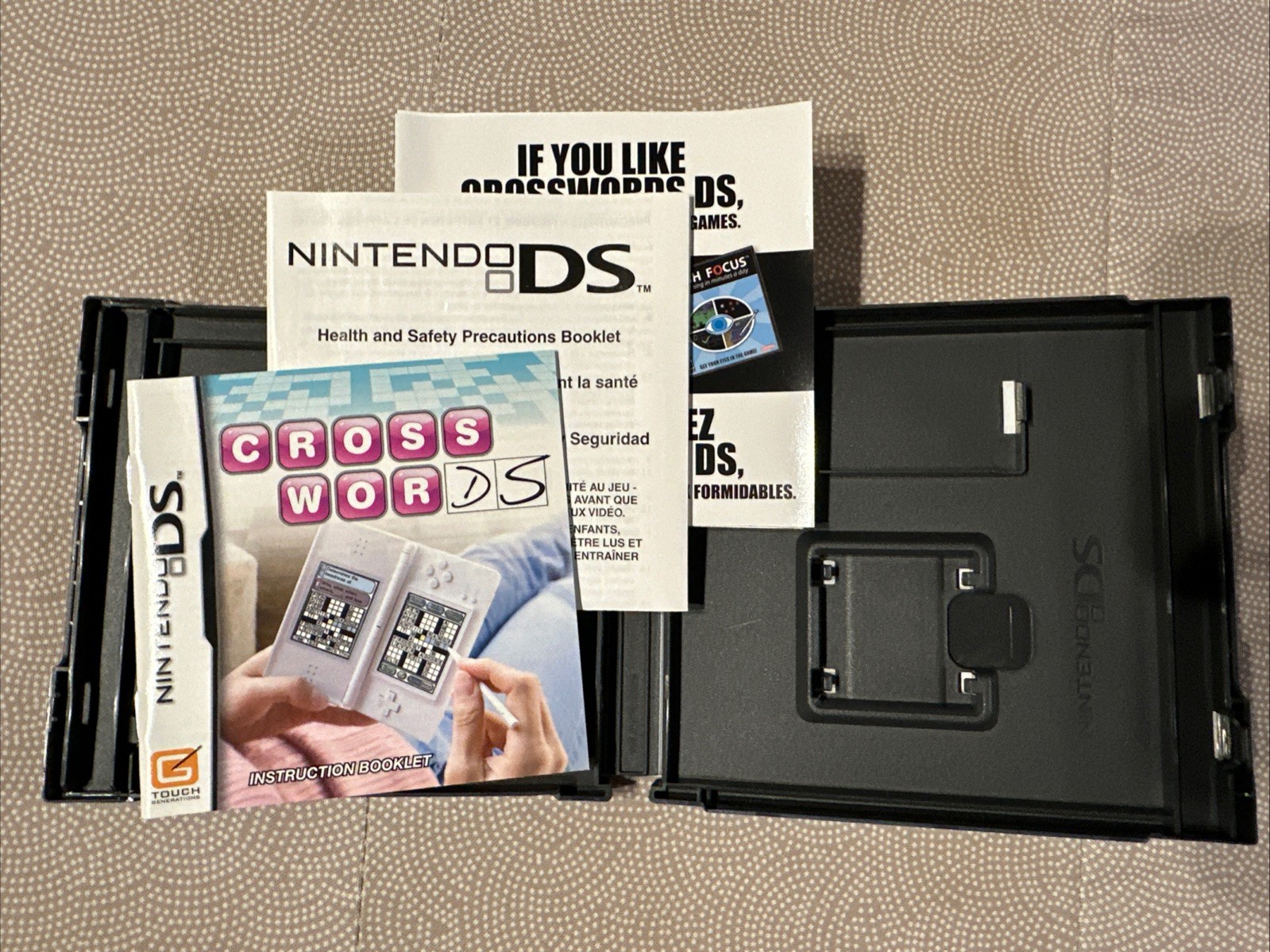 Nintendo Crosswords – Nintendo DS Case and Paperwork Only
