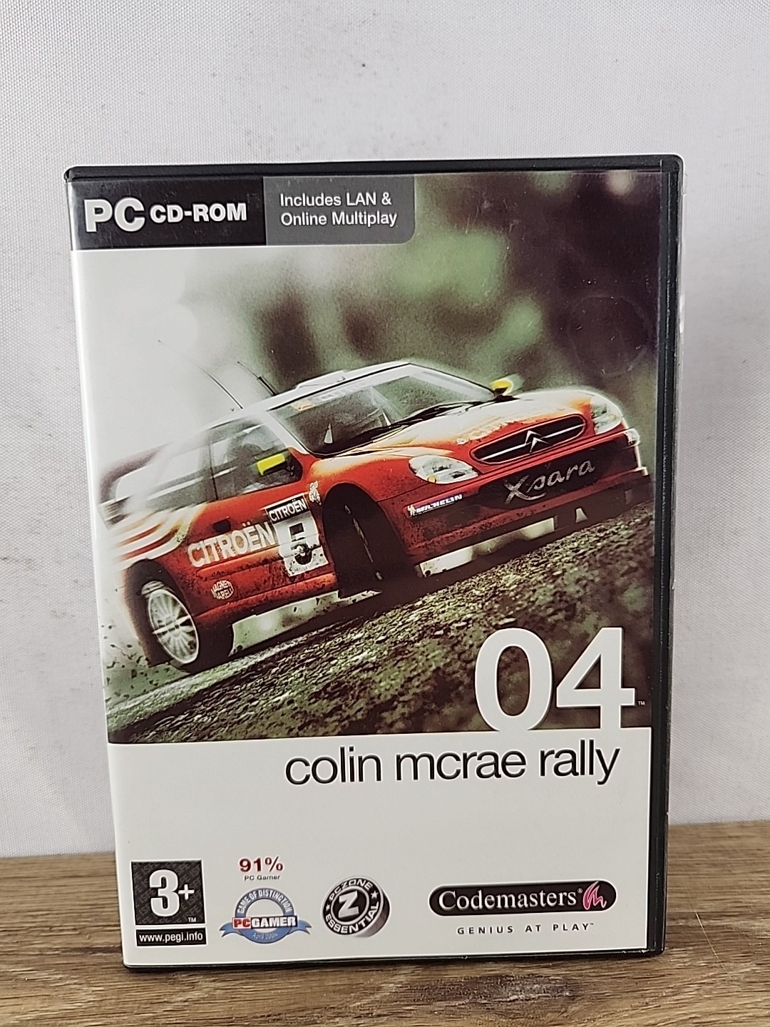 Colin Mcrae Rally 04 – 4CD – PC – Italy – Videogame – Complete – Rare