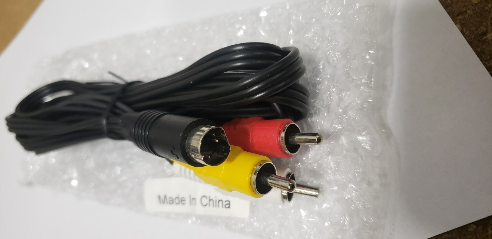 New Sega Saturn (3-Pin) Audio Video Cable -New without packaging- (10 pc Bundle)