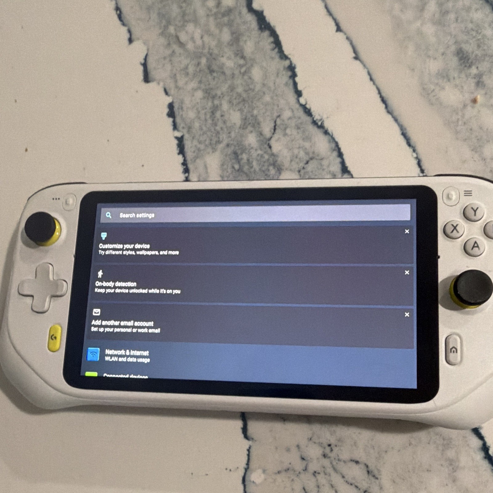 Logitech G Cloud Handheld Gaming Console White Android 64GB 1080p Wi‑Fi USB‑C