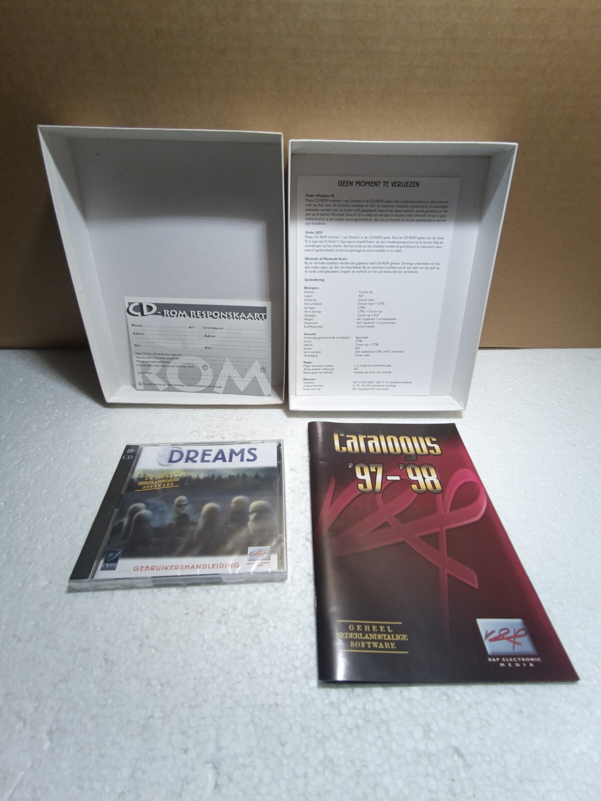 Dreams to Reality PC Big Box (Dutch Version) NEW Factory Seal! RARE-RETRO!