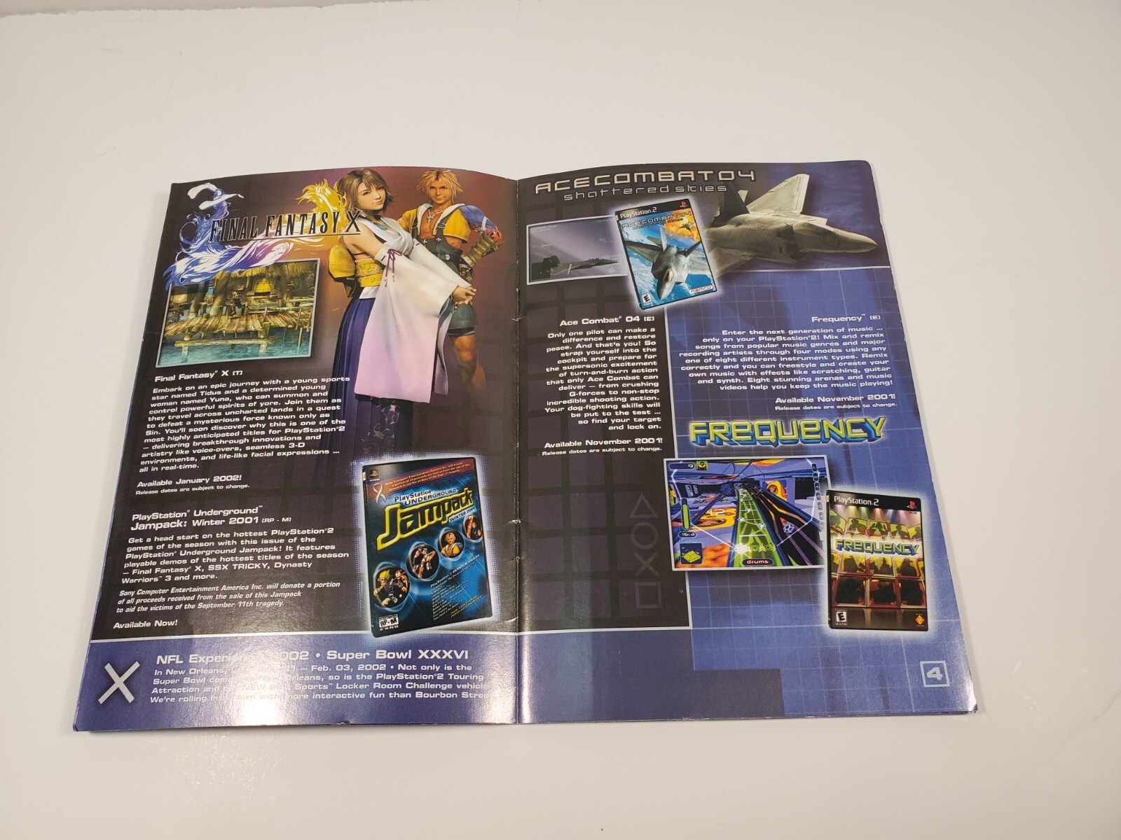 Playstation Underground 2001 Holiday Gaming Magazine Booklet