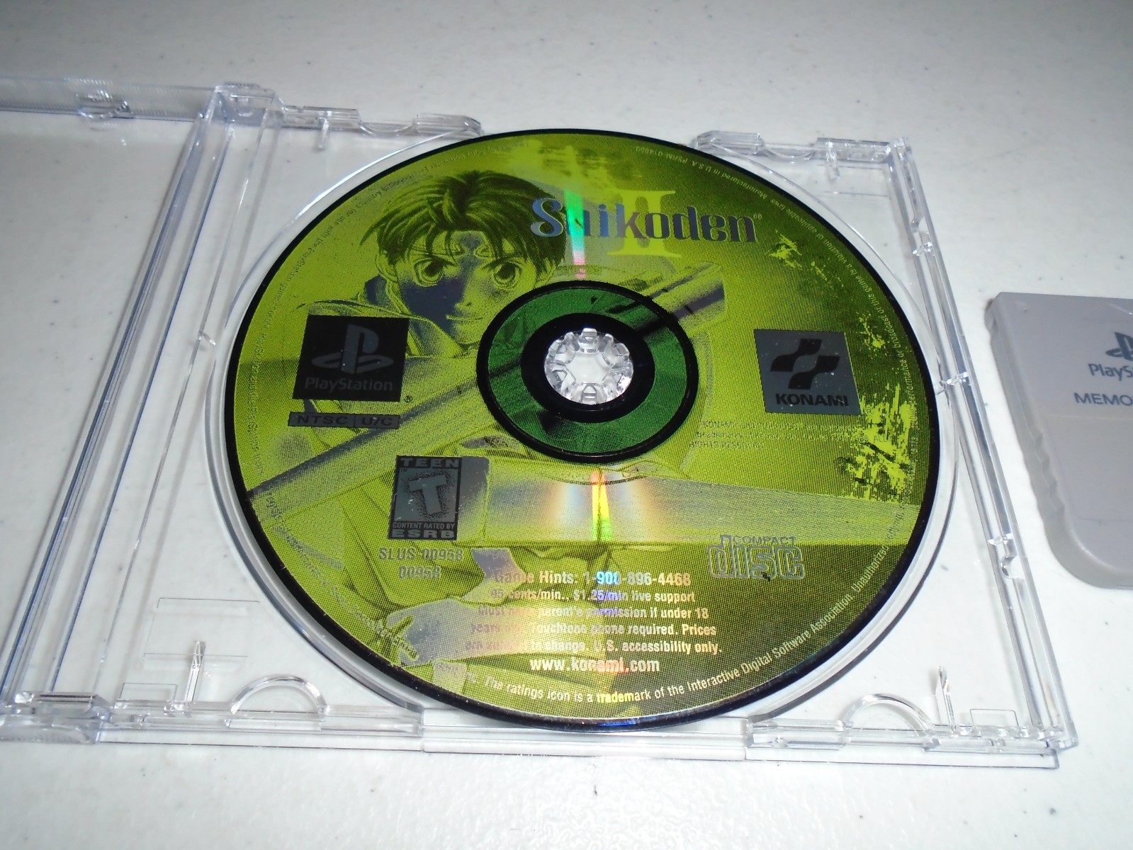 Suikoden I, II, III, IV with memory card! 1 2 3 4 TESTED ☆☆ PS1 PS2 PlayStation