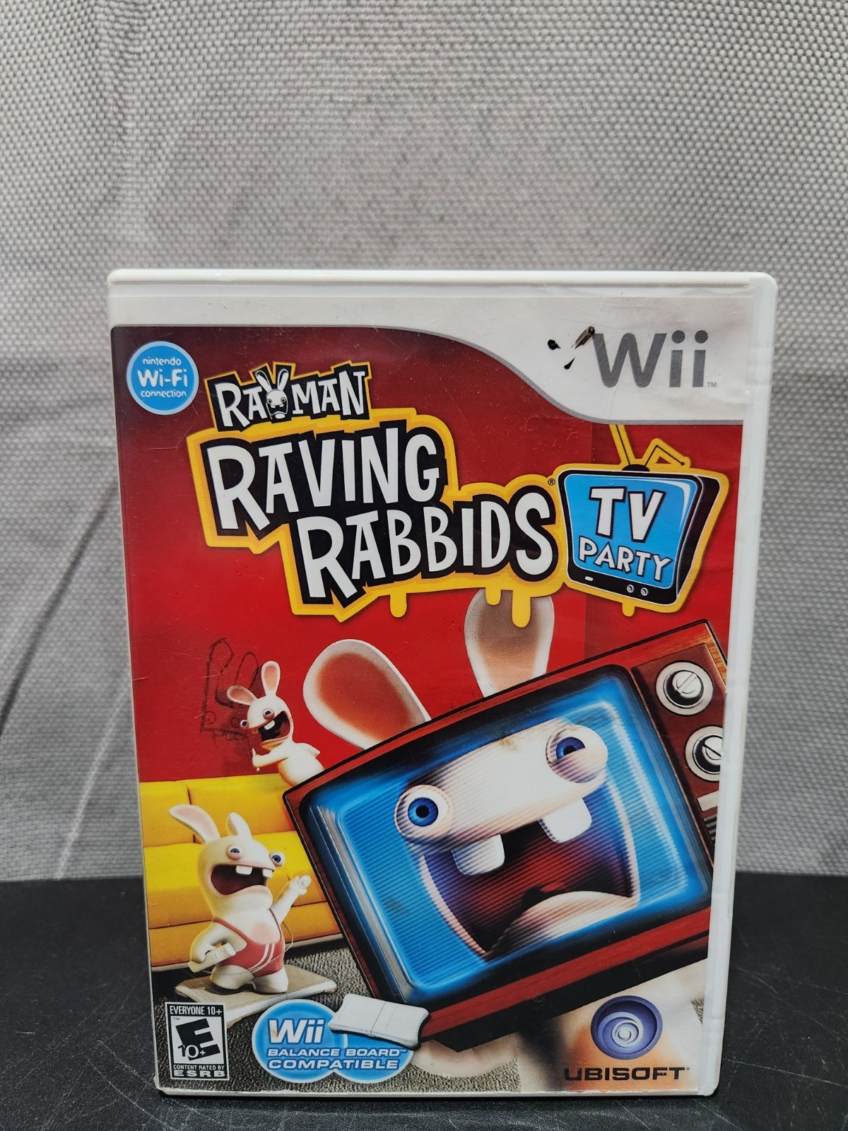 Rayman Raving Rabbids: TV Party (Nintendo Wii, 2008) CIB Clean Tested Working !!