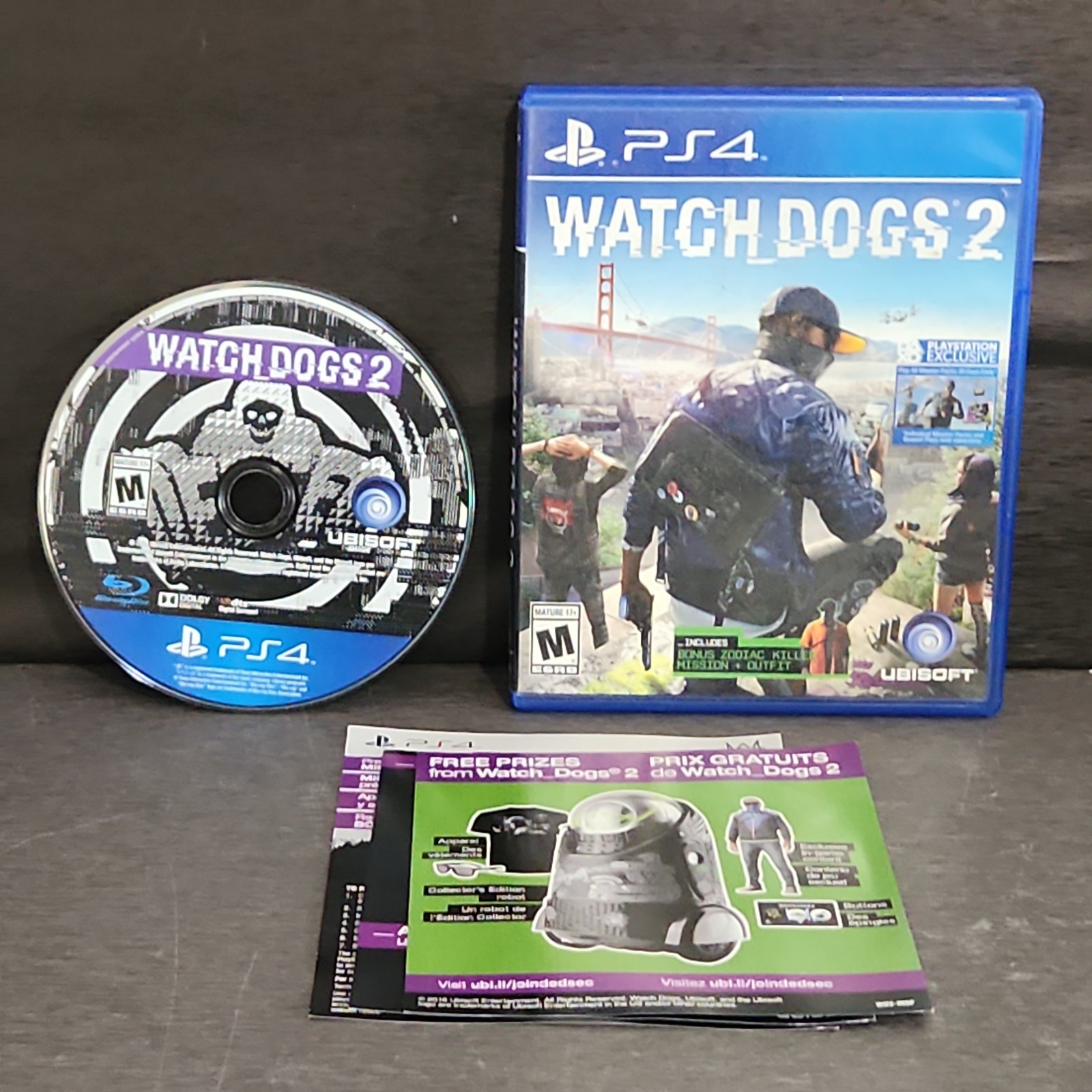 Watch Dogs 2 PlayStation 4 PS4 Complete