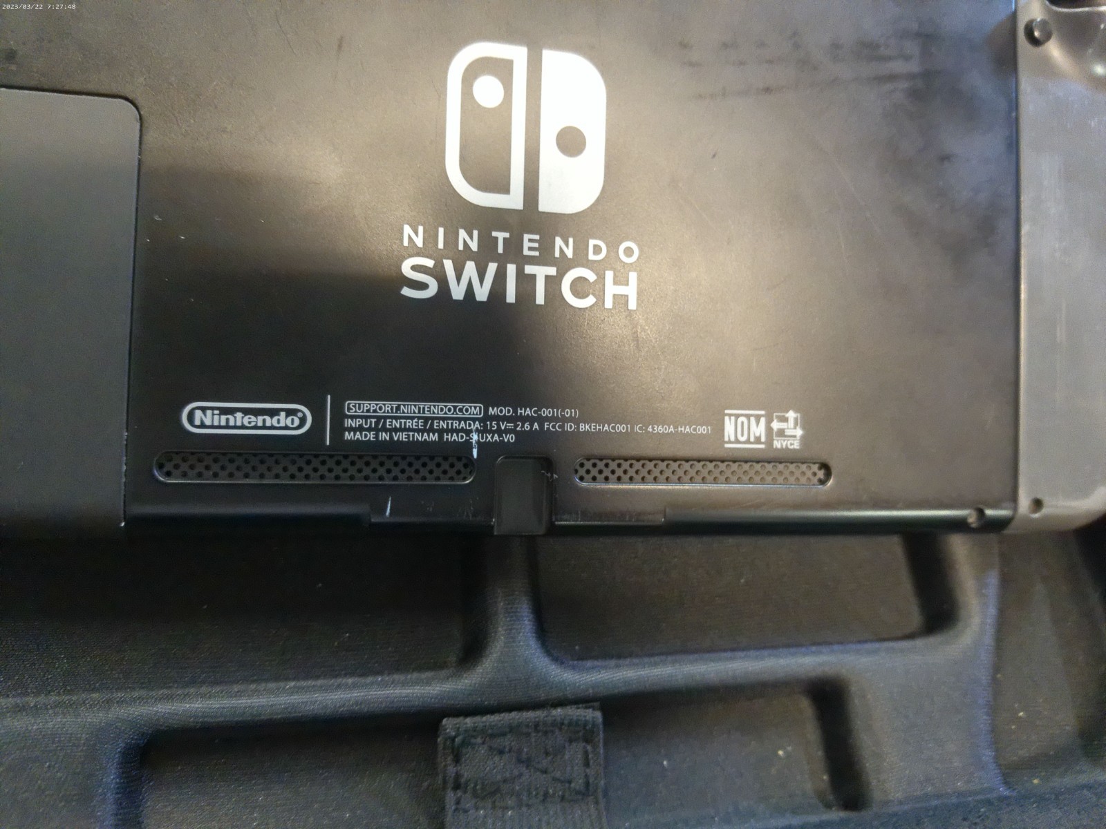 Nintendo Switch v2 Console Gaming System Only HAC-001(-01) Black