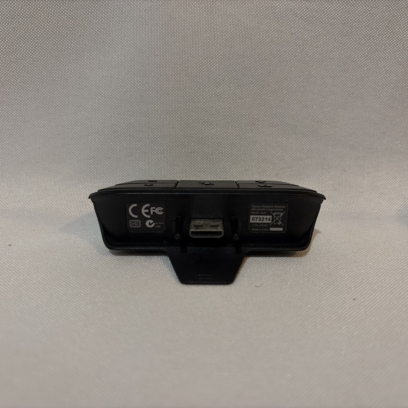 Genuine Microsoft Xbox One Controller 3.5mm Stereo Headset Adapter 1626 Tested