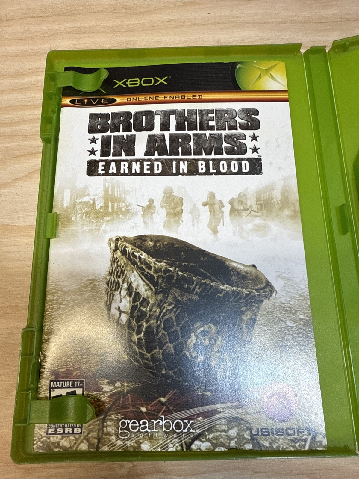 Brothers in Arms: Earned in Blood (Microsoft Xbox, 2005) CIB Verified Working