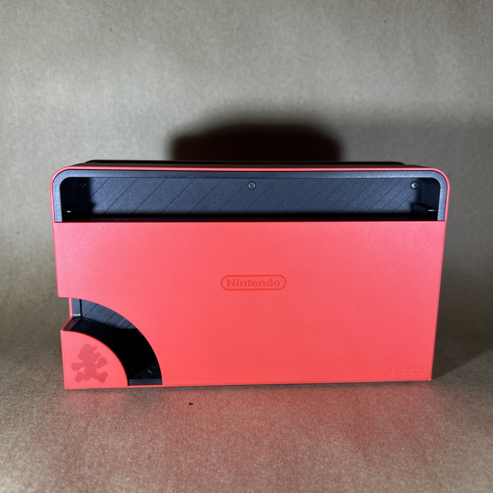 Nintendo Switch OLED Mario Red Dock Station Charging Station Tested Working