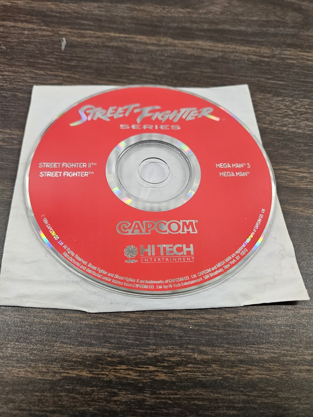 Vintage Street Fighter Series PC CD Capcom RARE Disc Only Megaman 1 & 3 TESTED!