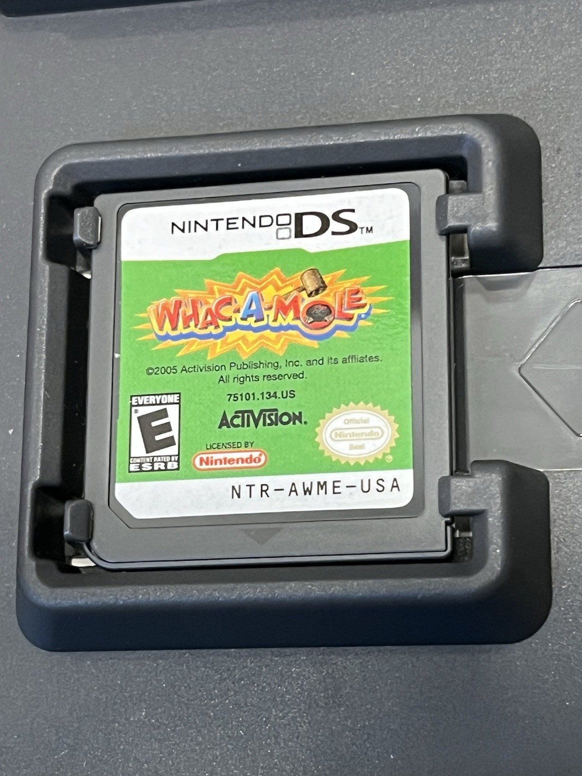 Activision Whac-A-Mole Nintendo DS E-Everyone NTSC-U/C 2005 Manual