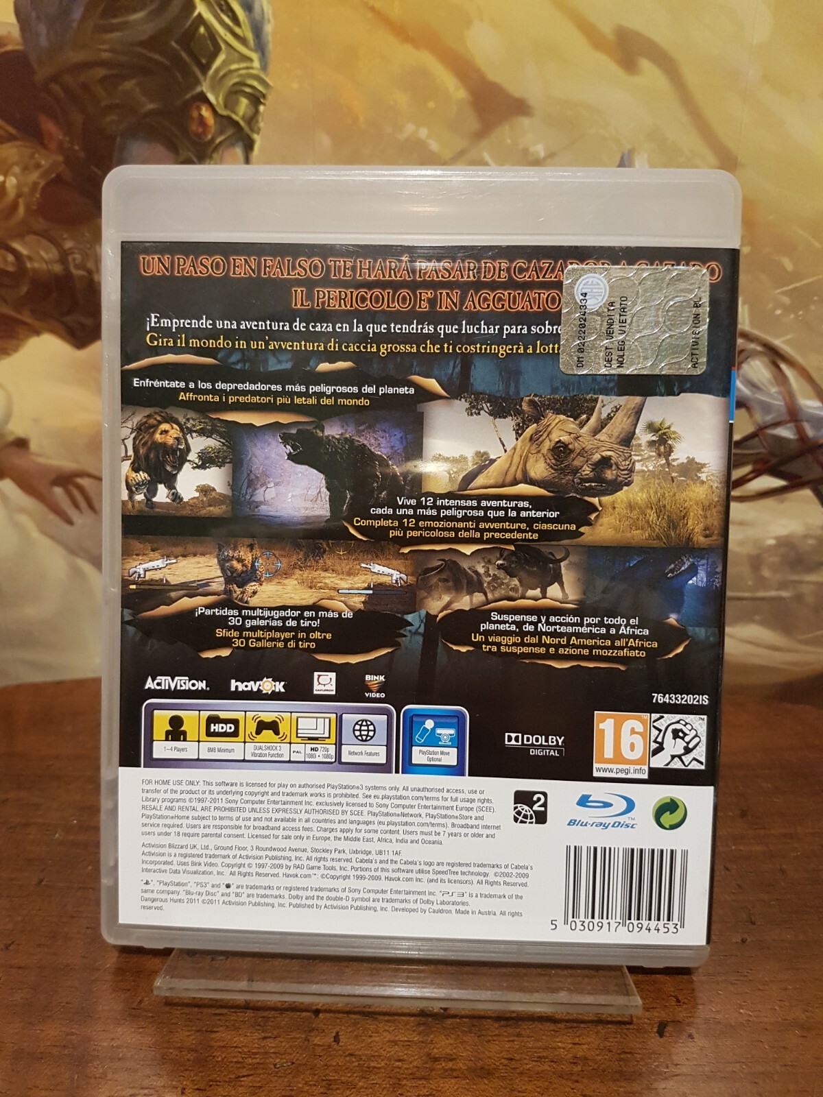 Cabela’s Dangerous Hunts 2011 PS3 PAL ITA USED