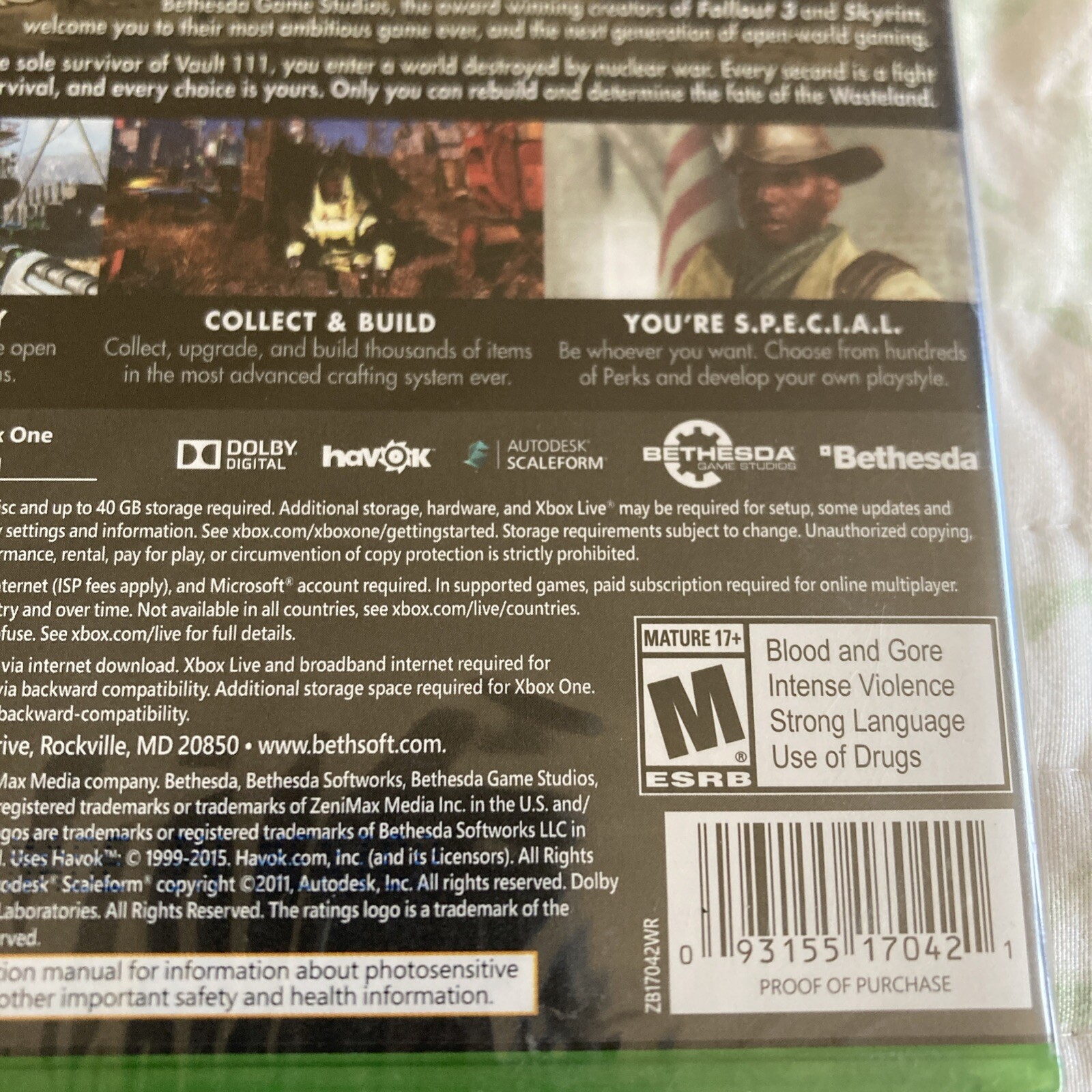 Fallout 4 (Pip-Boy Edition) (Xbox One, 2015)
