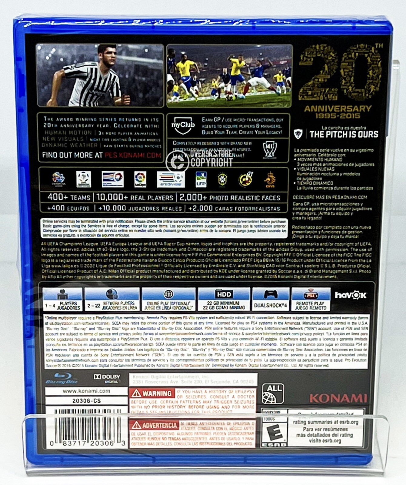 Pro Evolution Soccer PES 2016 – PS4 – Brand New | Factory Sealed