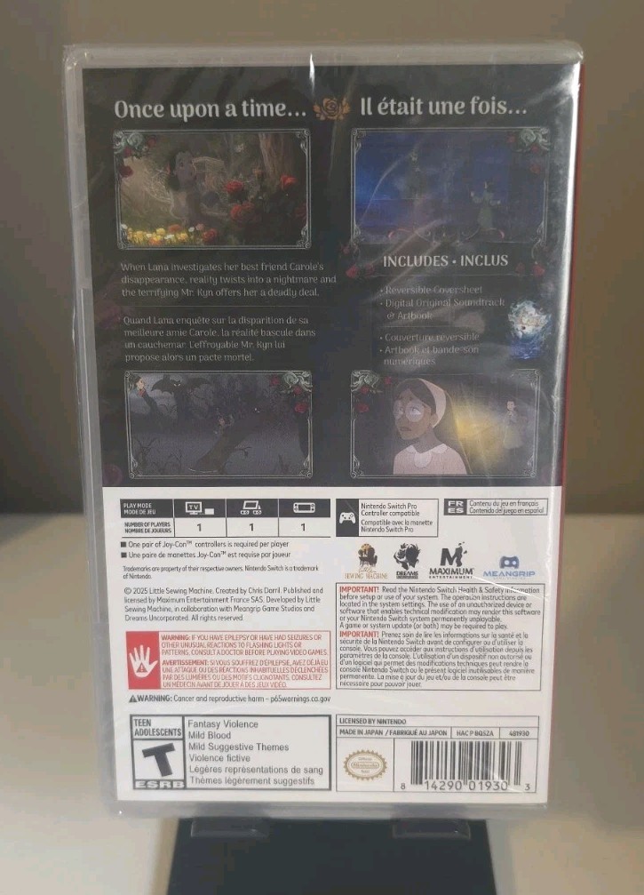 Bye Sweet Carole (Nintendo Switch, 2025) Brand New Factory Sealed Fast Ship!