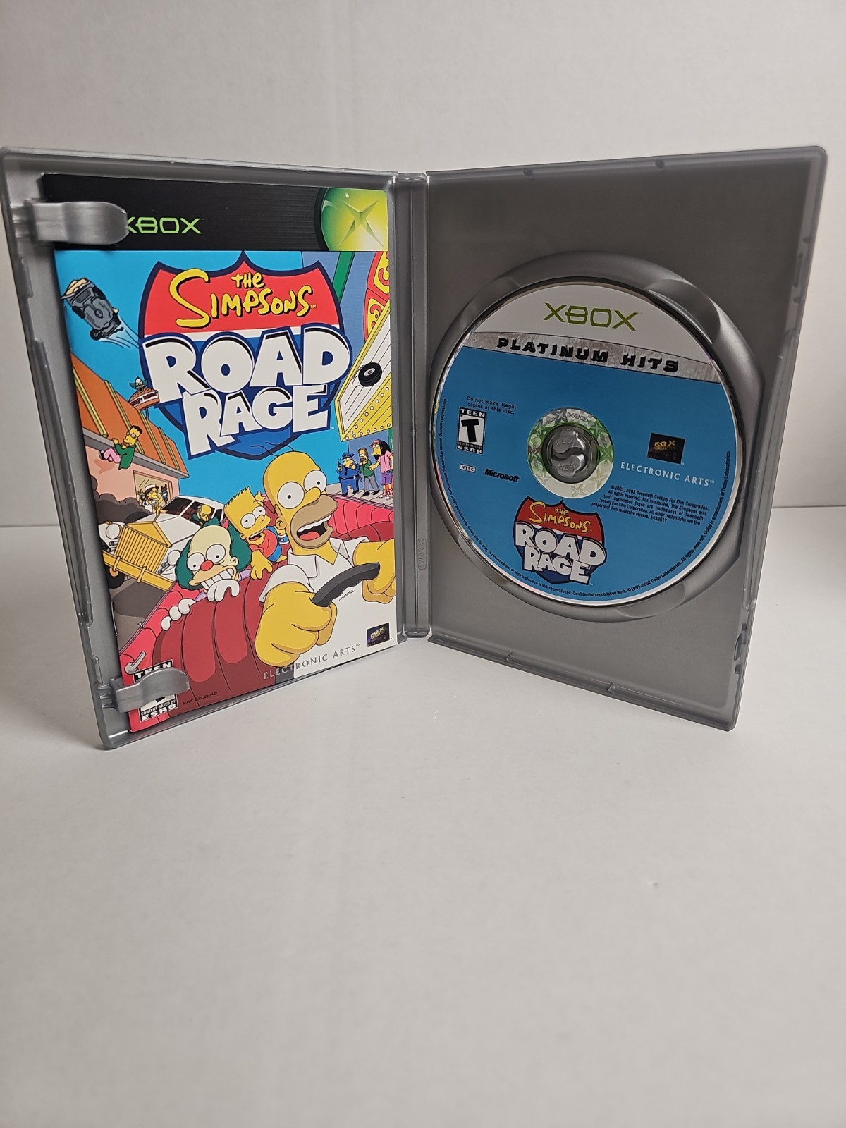 The Simpsons Road Rage Platinum Hits – With Manual – Tested Works! Original Xbox