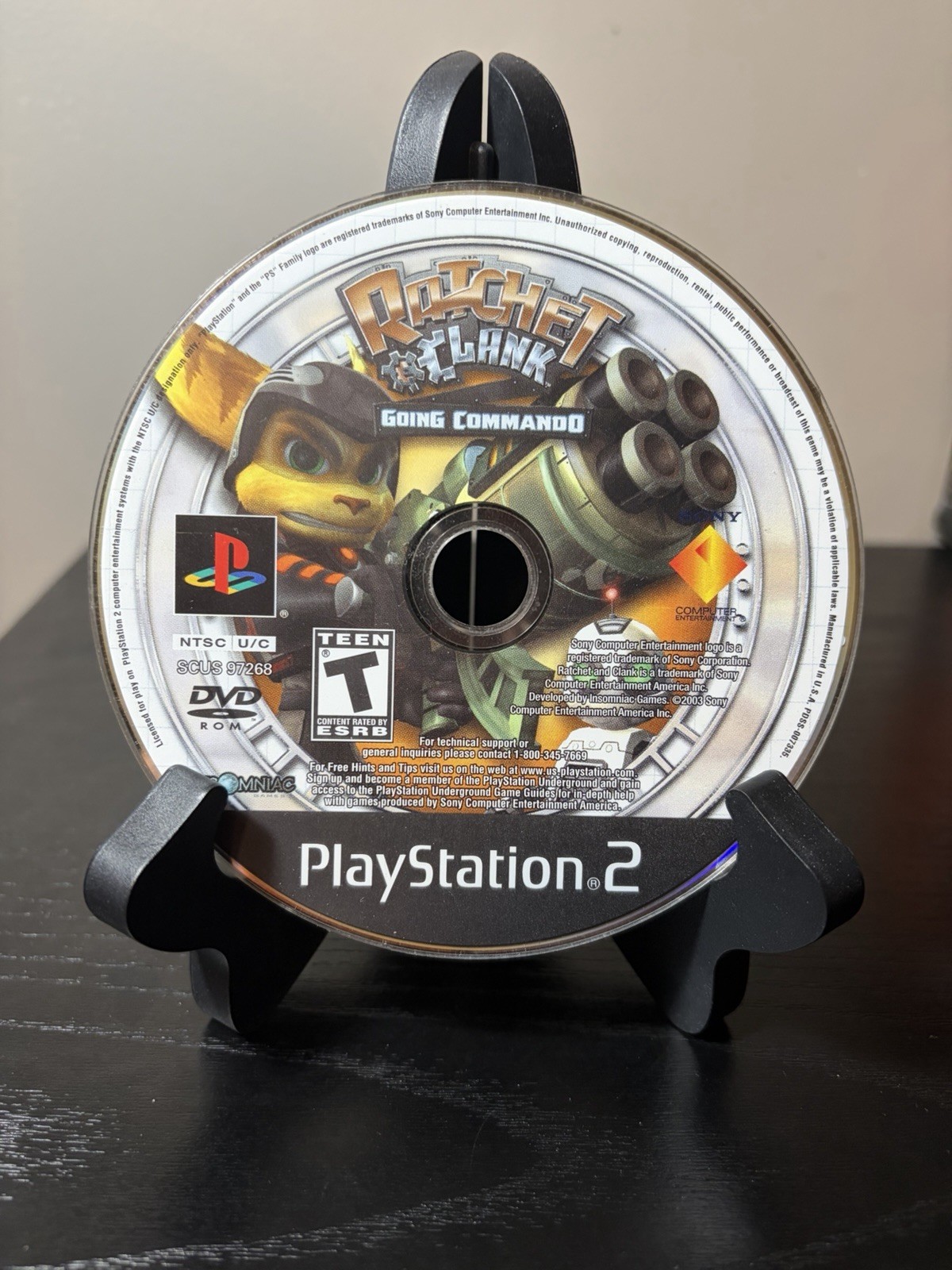 Ratchet & Clank: Going Commando Sony PS2 Authentic Tested & Working