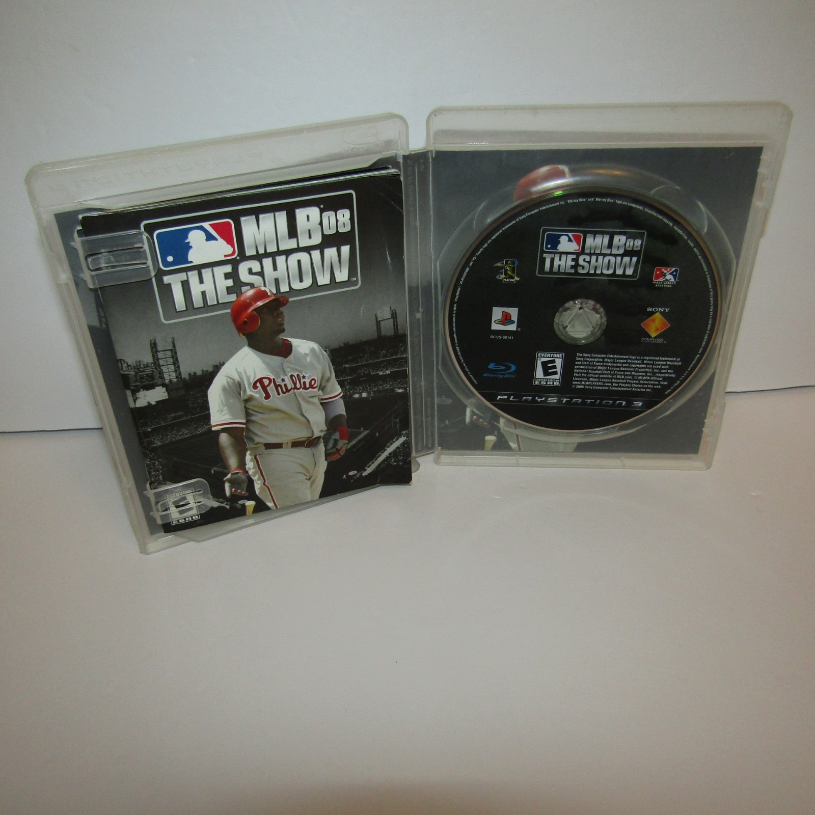 MLB 12 The Show / MLB 08 The Show Sony PlayStation 3 PS3 Baseball Video Game Lot