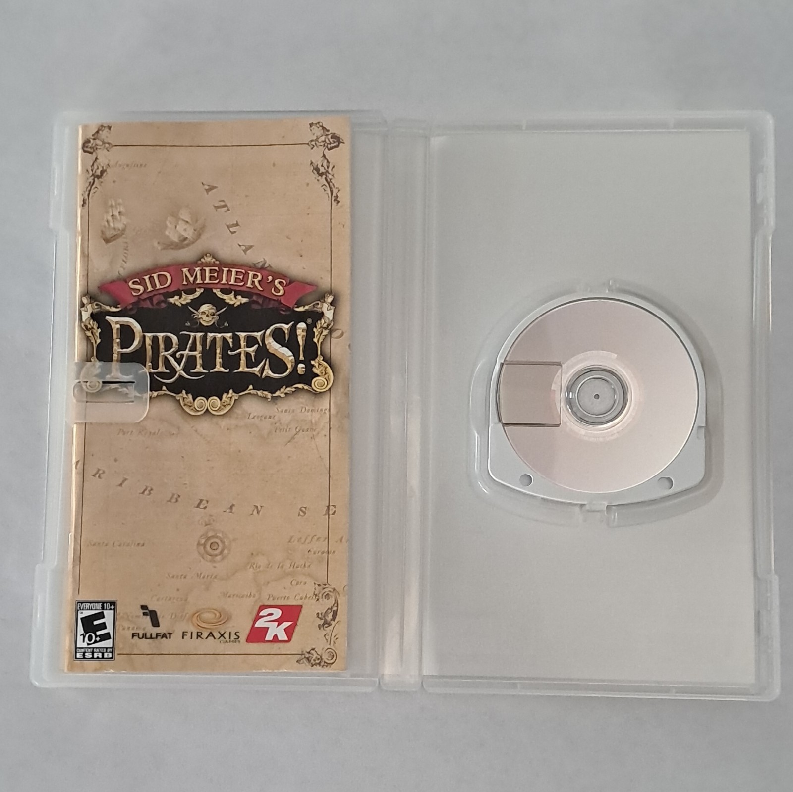 2K Games Sid Meier’s Pirates! PSP E10+ NTSC-U/C w/ Case Manual