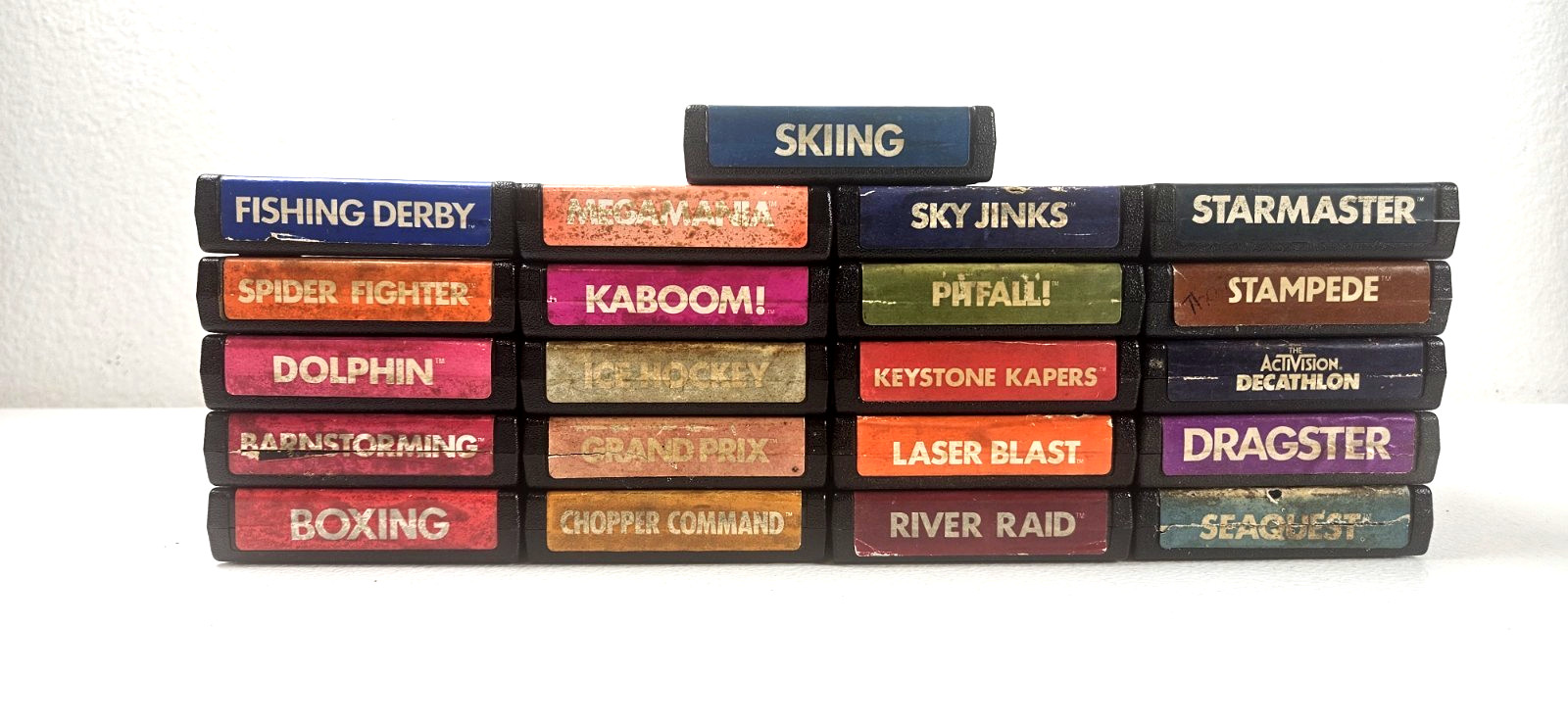 Atari 2600 Activision Games (LOT OF 21) Pitfall! River Raid, Kaboom Etc Untested