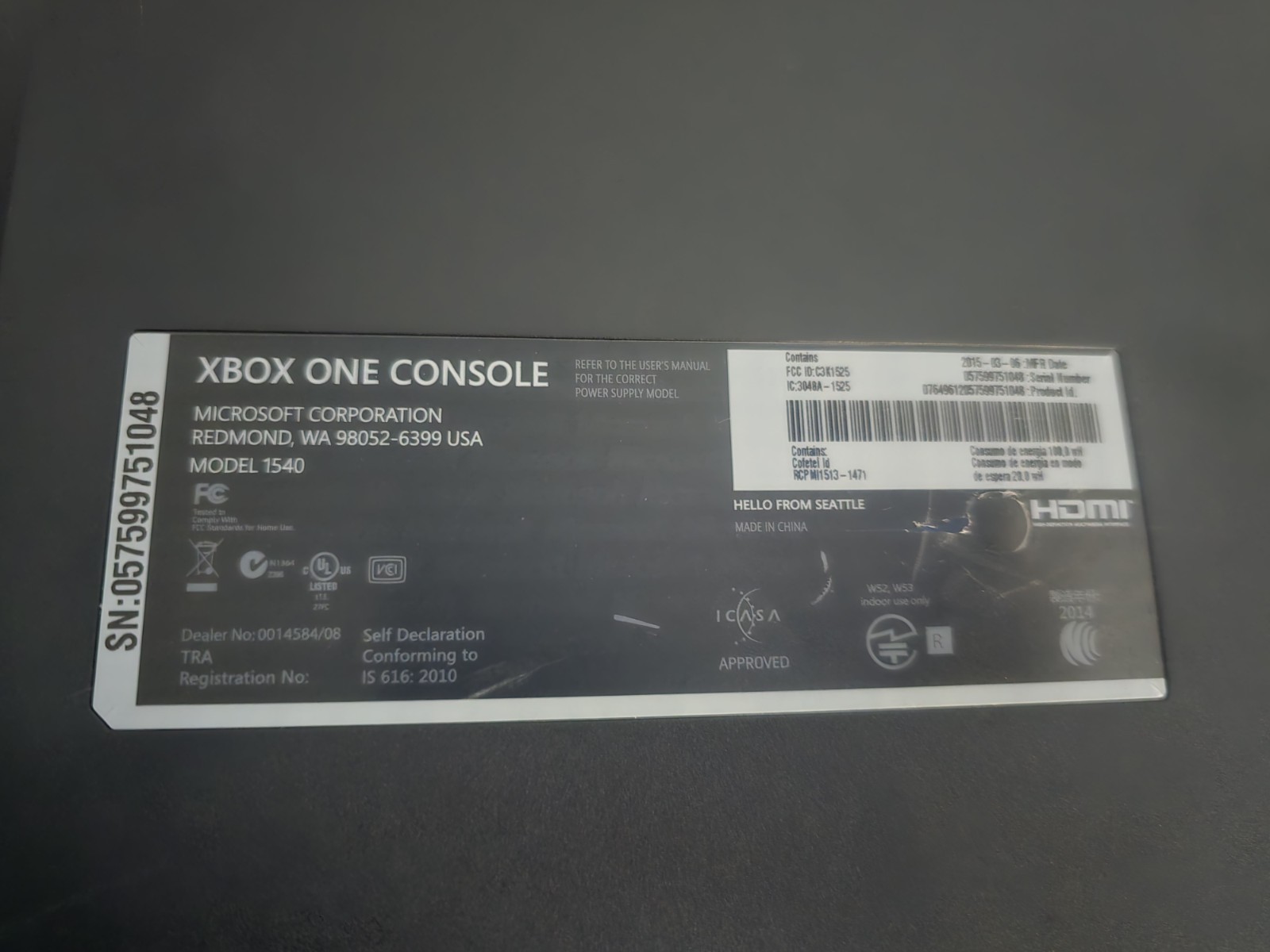 Xbox One Model 1540 Console, 2 Controllers, 7 Games Bundle. Call Of Duty, Nba2k