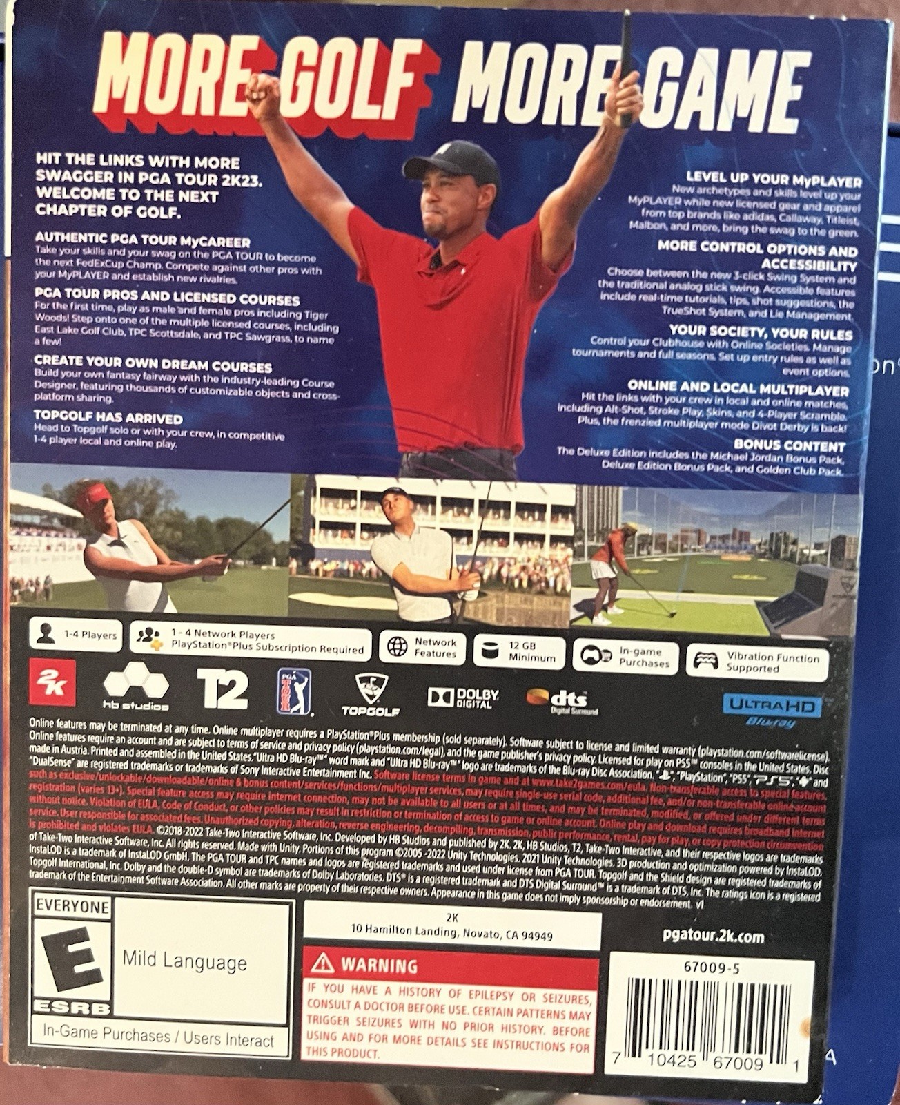 PGA Tour 2K23 Deluxe Edition PS5 Game