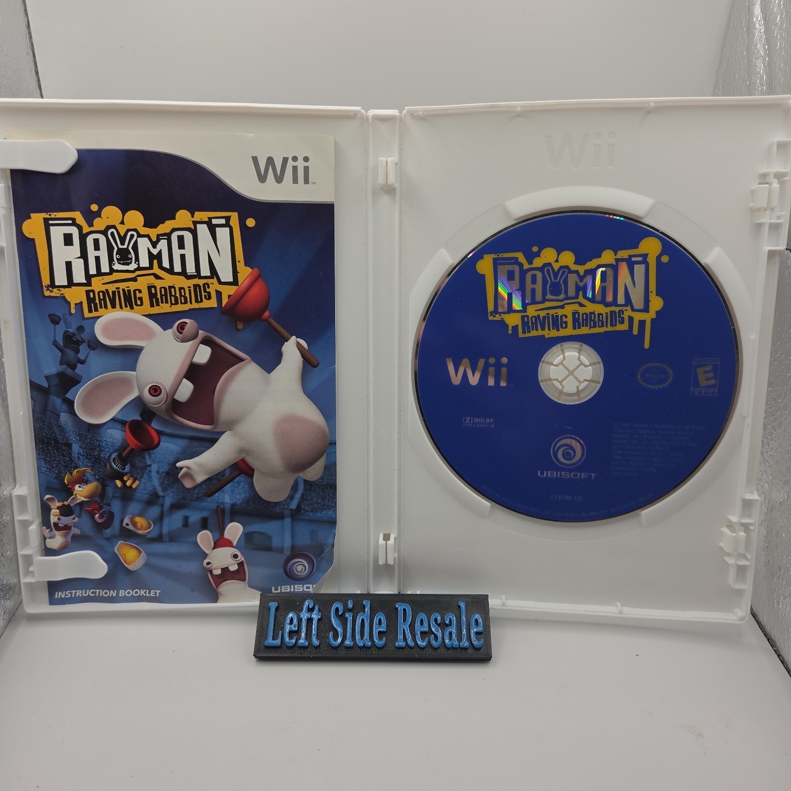 Rayman Raving Rabbids ( Nintendo Wii , 2006 ) – CIB –
