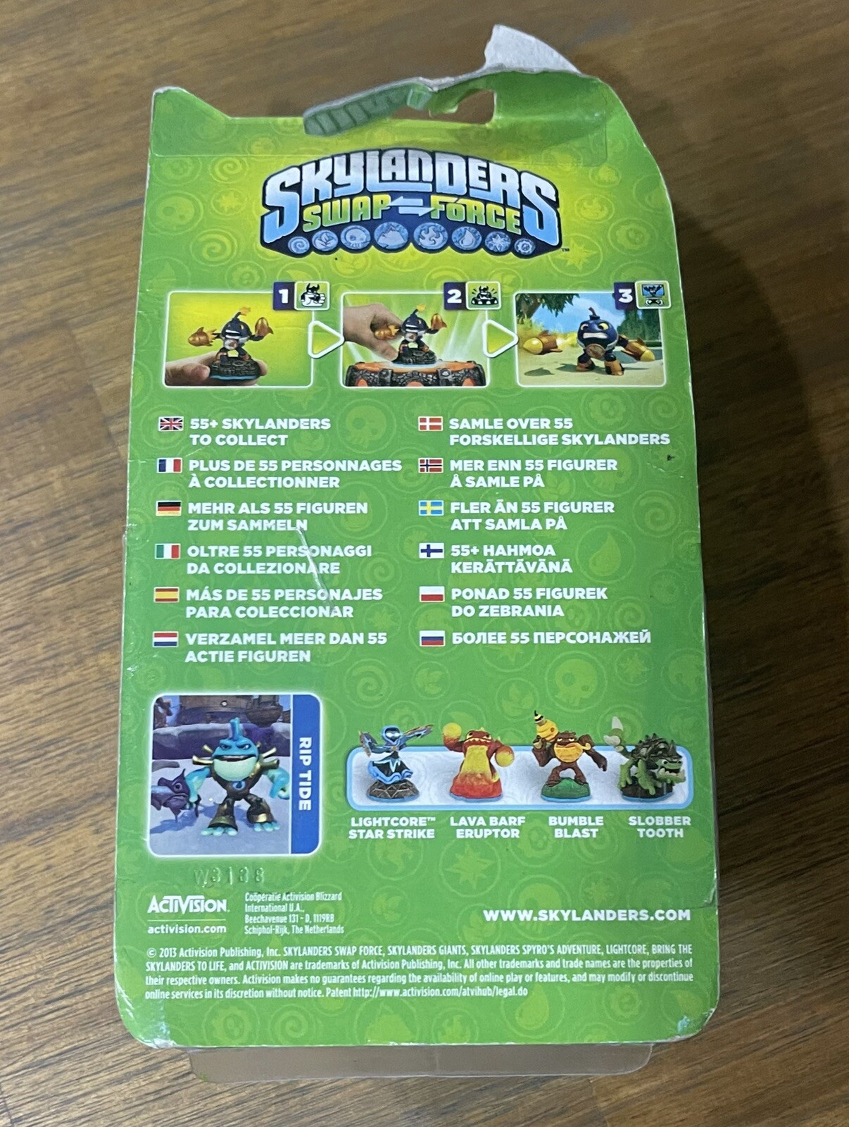 2013 Skylanders Swap Force Rip Tide Green Blue, Go Fish!