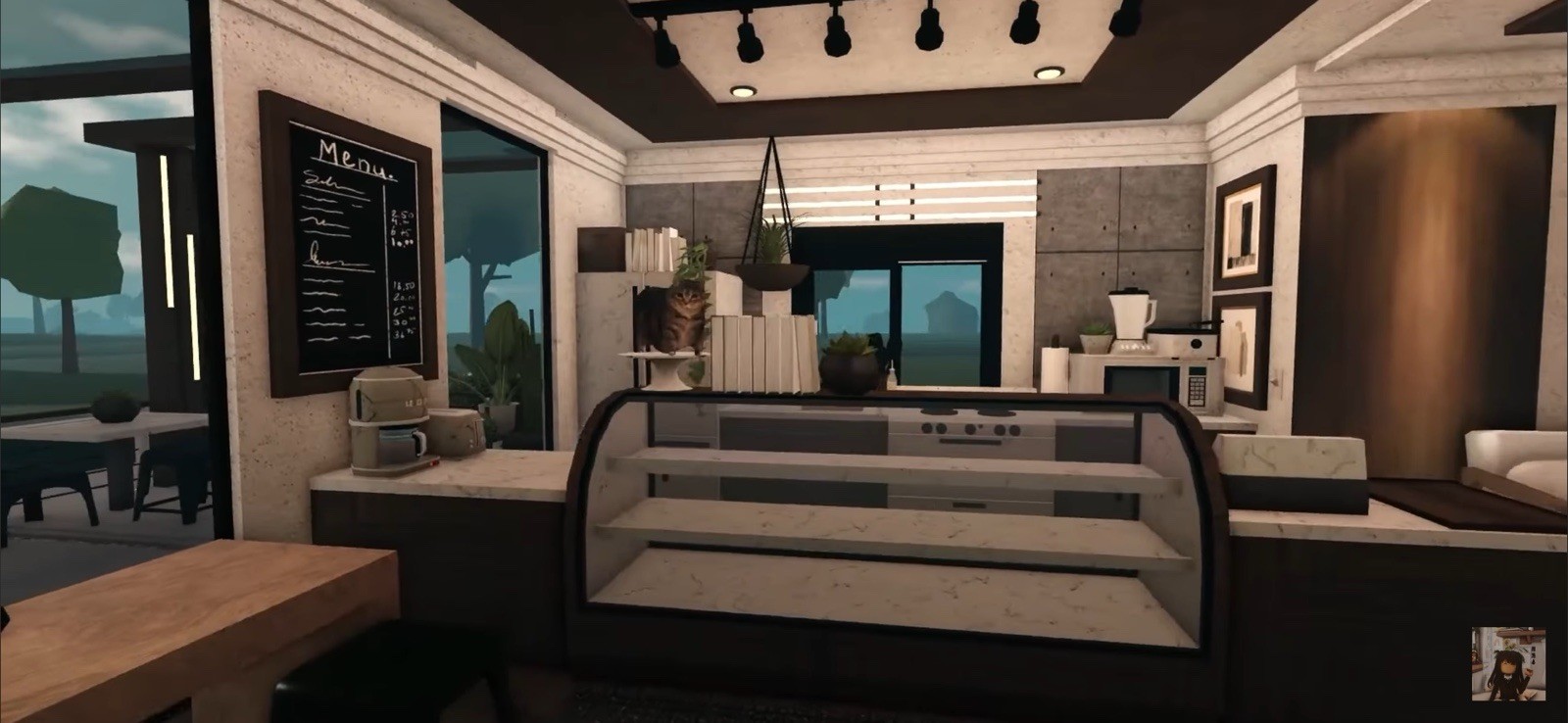 NO GAMEPASS MODERN CAFE BLOXBURG.CHECK DESCRIP.FAST BUILDER FOR AFFORDABLE PRICE