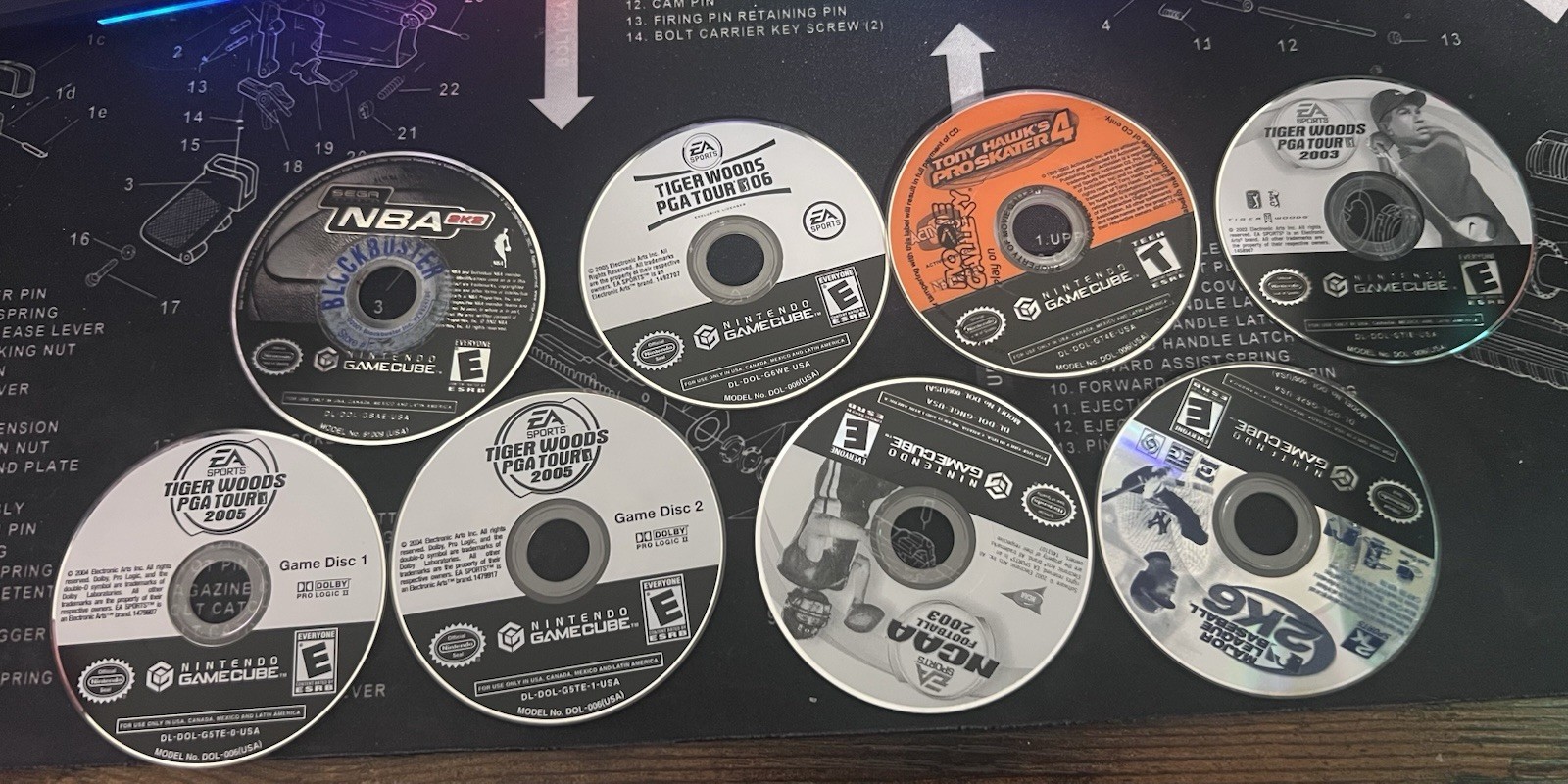 GameCube Disc-Only Lot of 7 Games Tony Hawk Tested Working