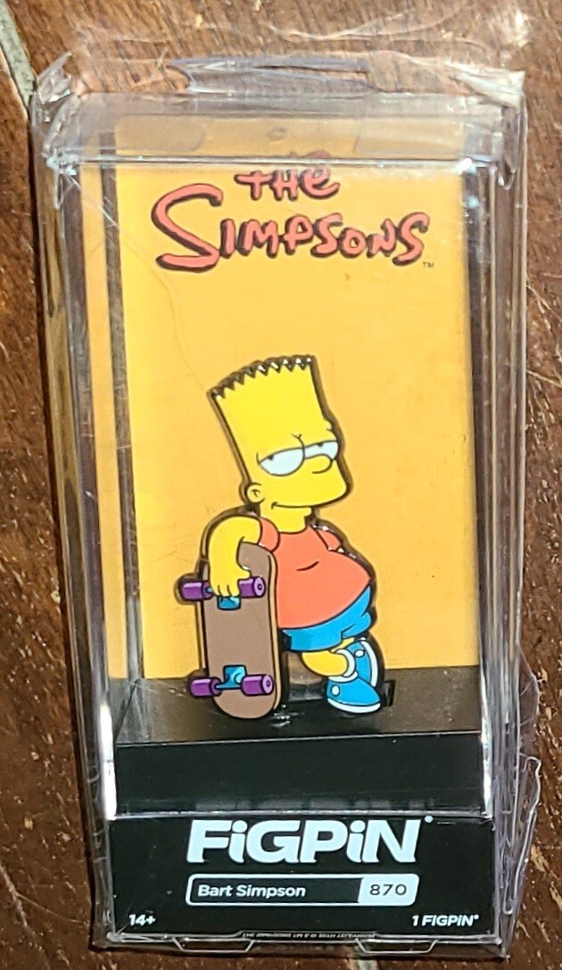 FiGPiN The Simpsons: BART SIMPSON #870 with Stand!