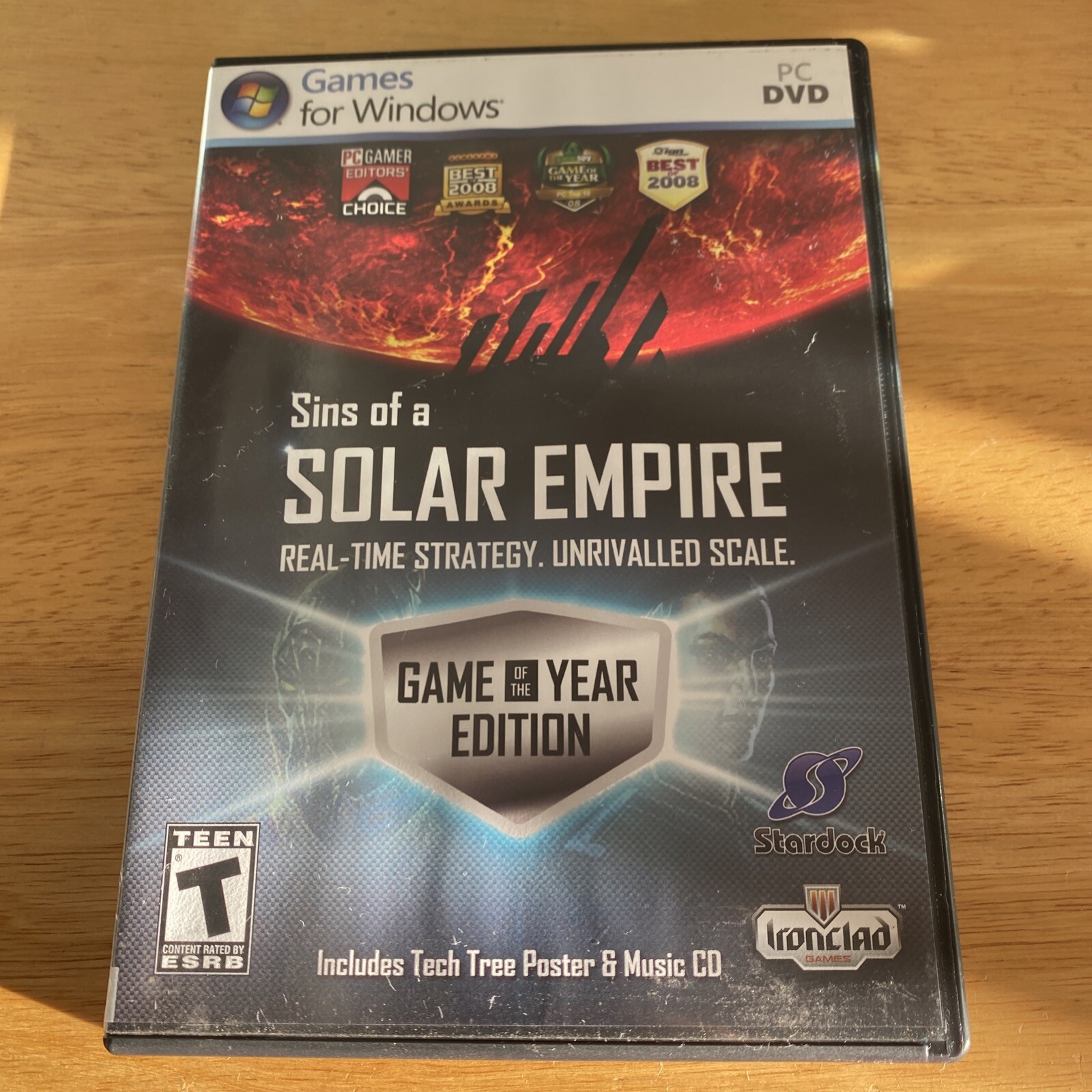 Sins of a Solar Empire (PC, 2008) – Tested, Manual Included