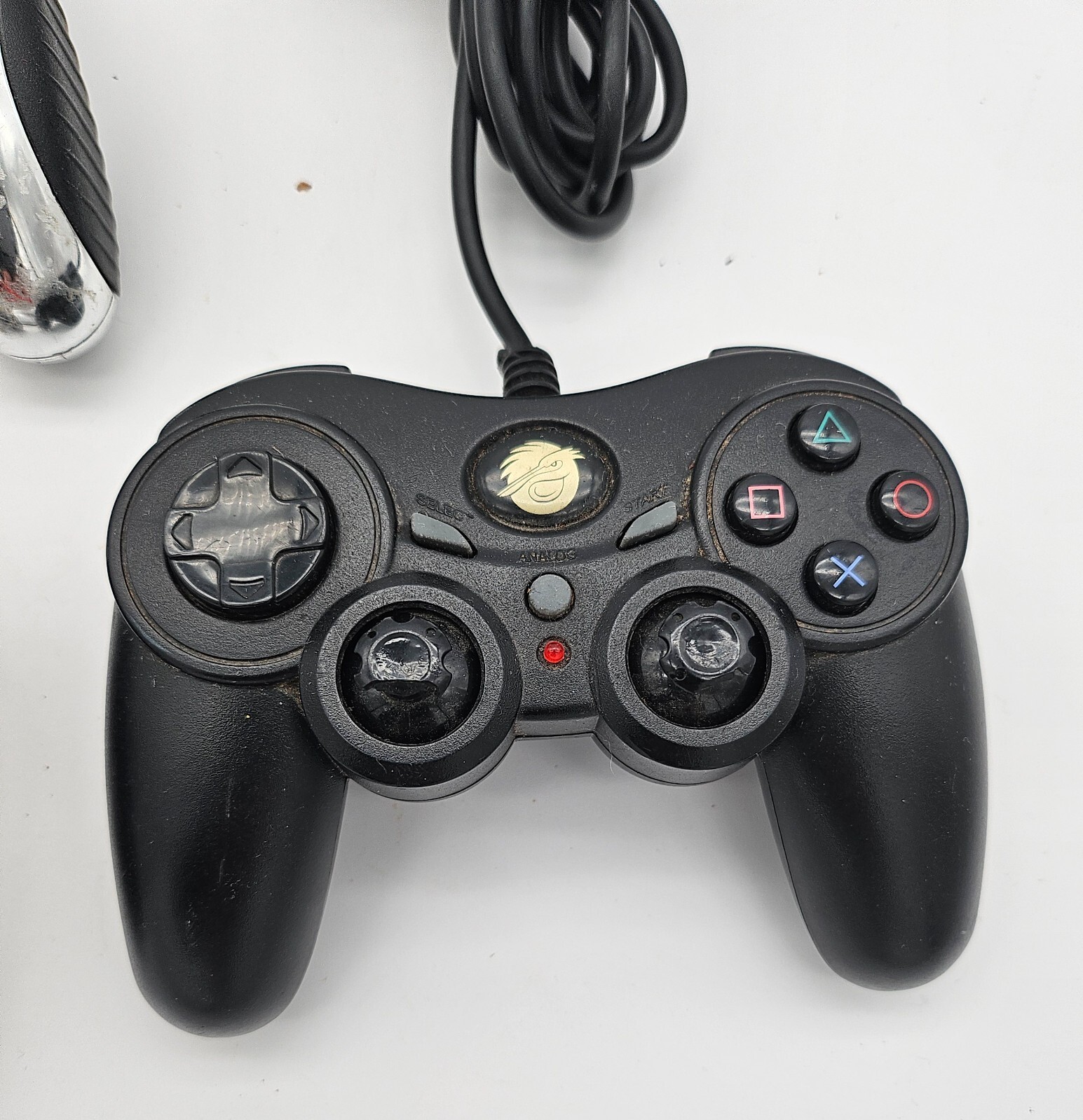 Lot of 3 PS2 Third Party Controllers 1 Datel 2 Pelican All Untested