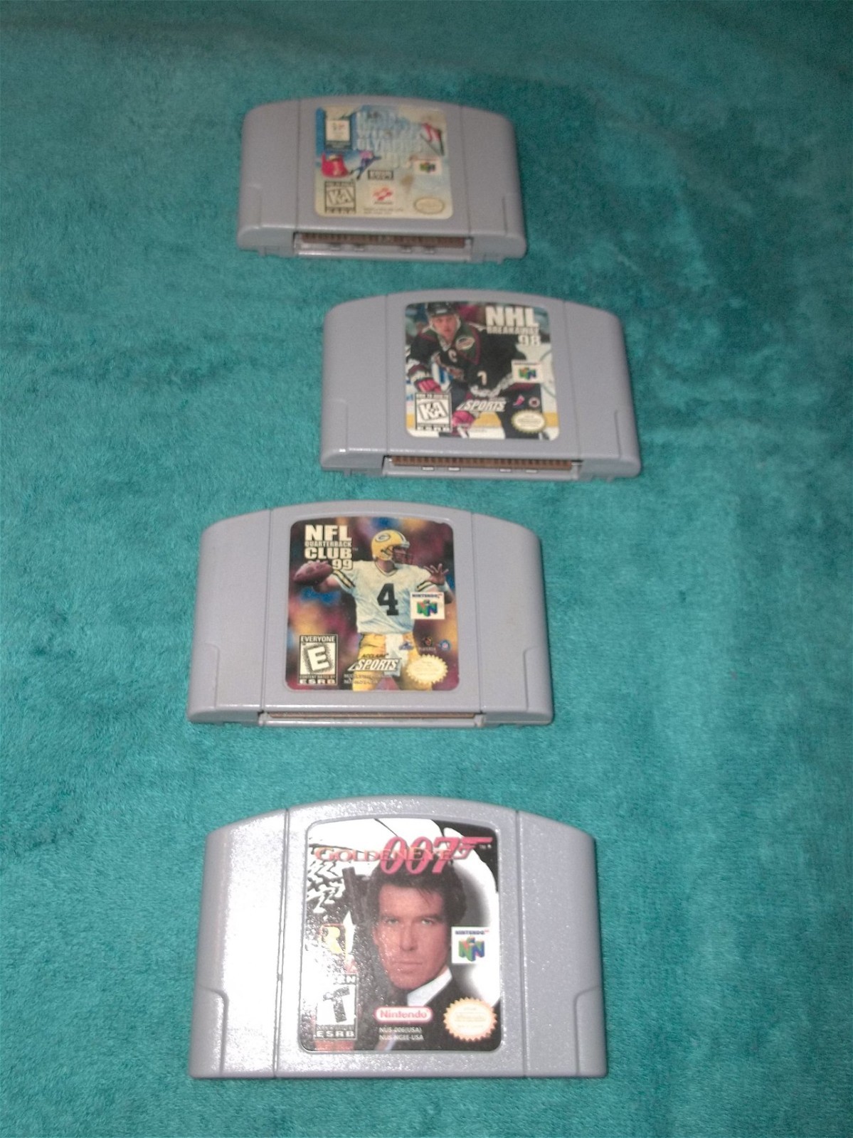 Nintendo 64 N64 Original System Console with 4 games inc new 3rd party Goldeneye