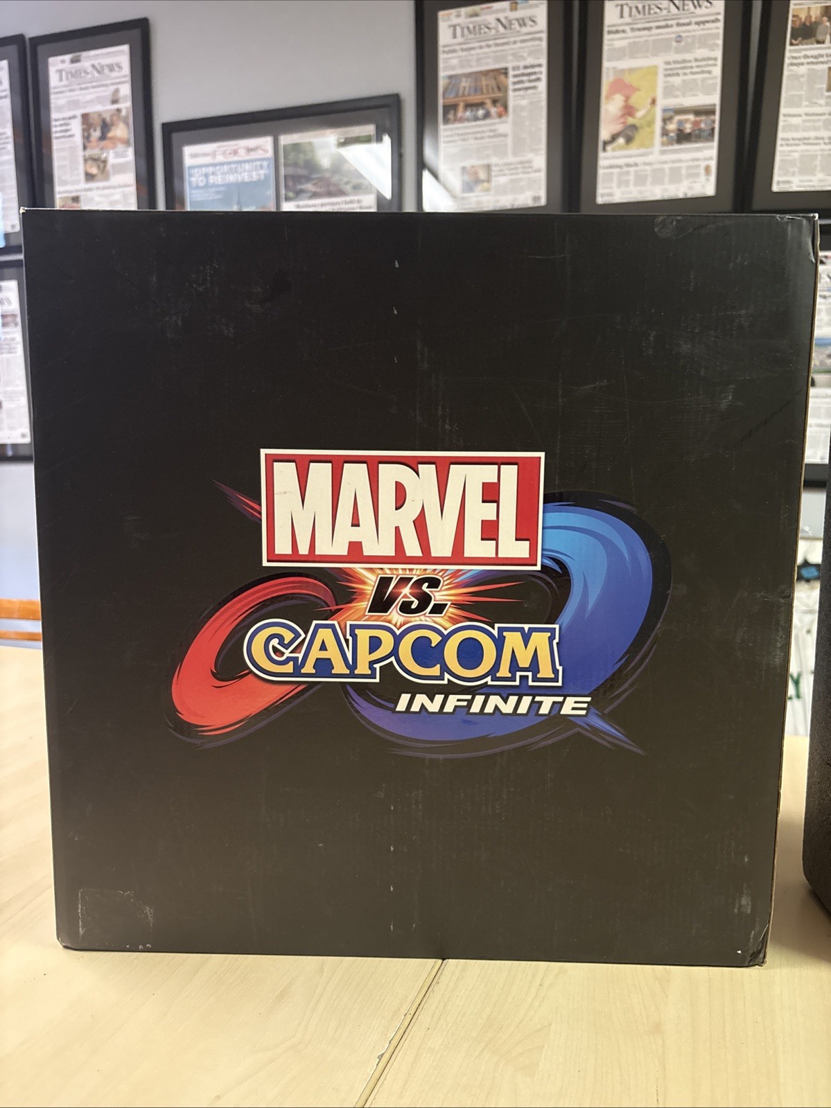MARVEL VS. CAPCOM INFINITE COLLECTORS EDITION BOX/STYROFOAM ONLY-NO FIGURES/GAME