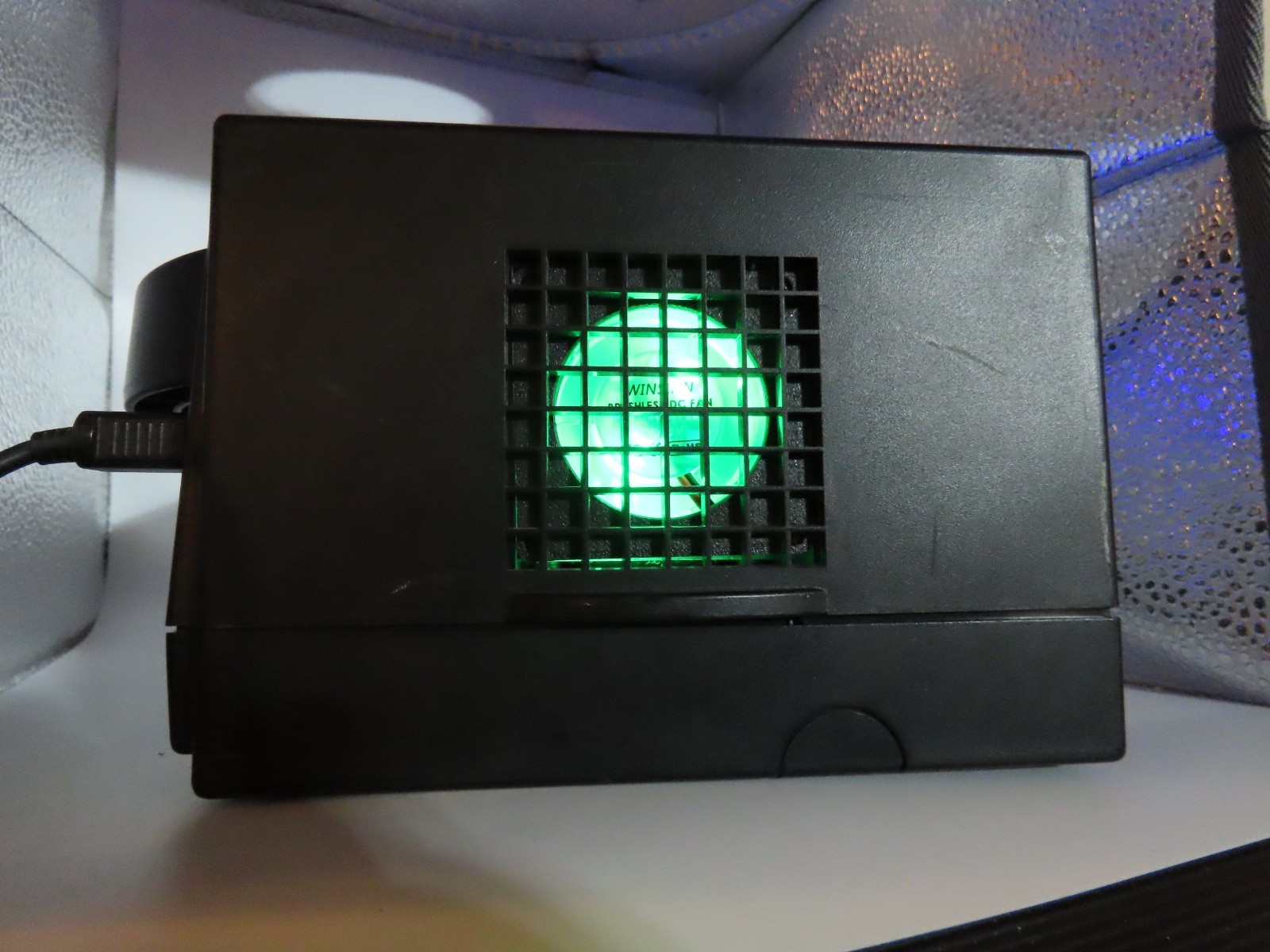 Nintendo GameCube Fan Assembly color changing multi colored light mod DEMO VIDEO