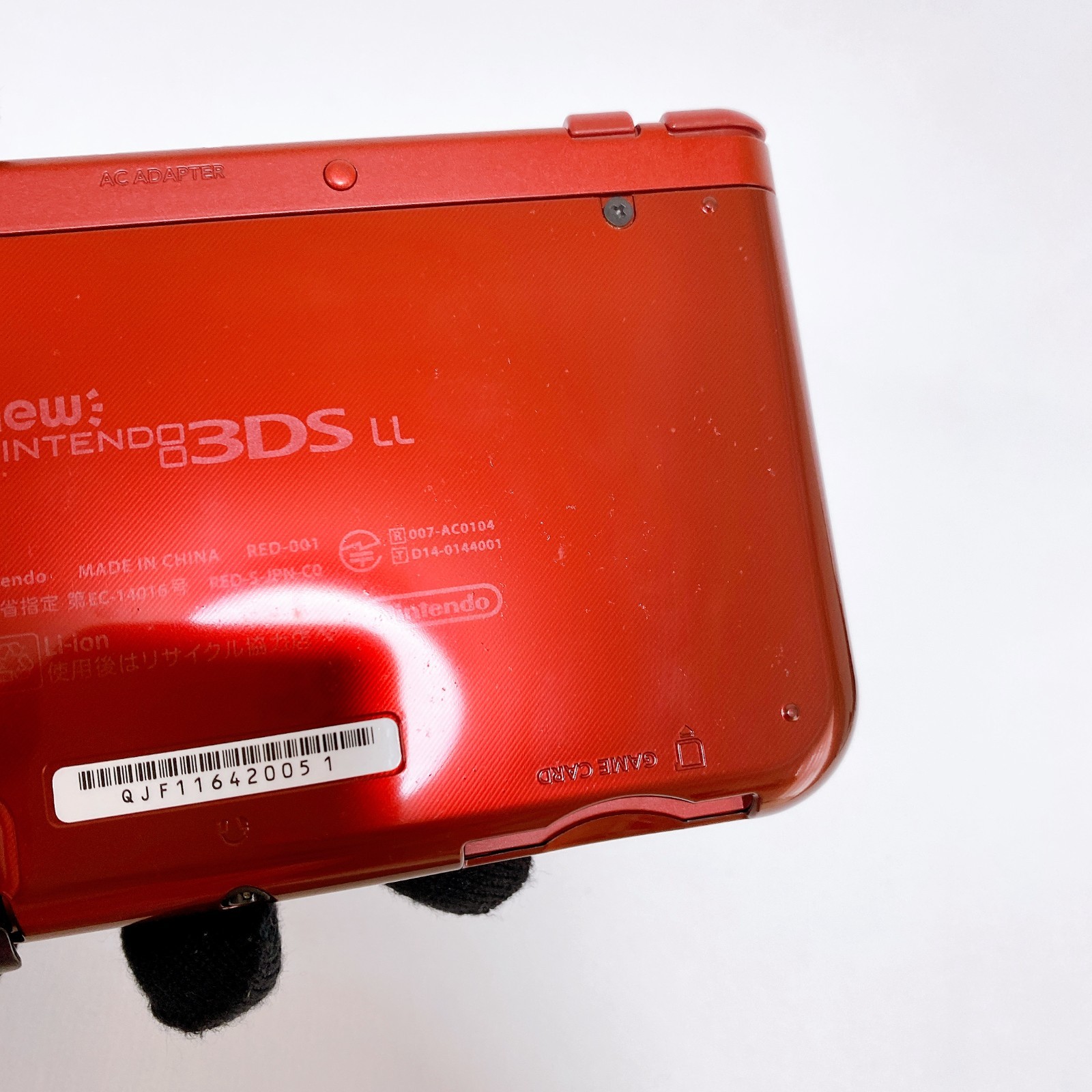 【Dual IPS】New Nintendo 3DS LL XL Metallic Red Console Japan Tested Rank S Rare
