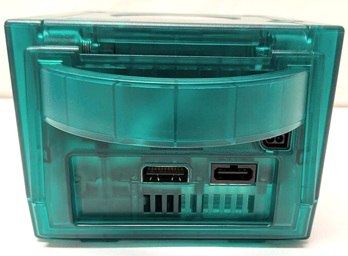 Nintendo GameCube Translucent Funtastic JUNGLE GREEN Game Console System Bundle