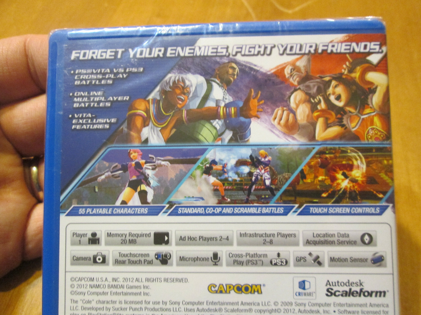 Street Fighter X Tekken PS VITA PLAYSTATION PSVITA SONY BRAND NEW FACTORY SEALED