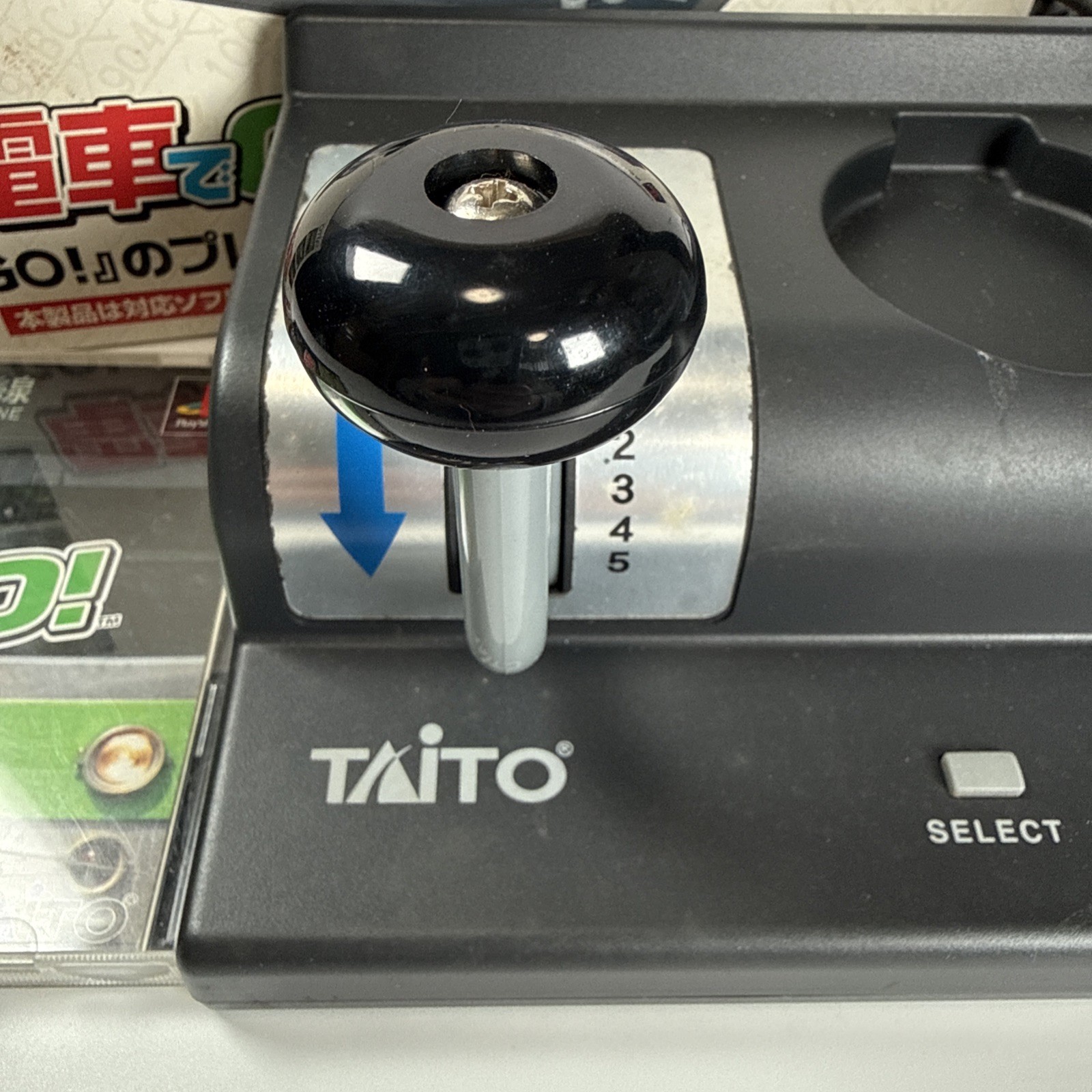 PlayStation PS1 Densha de GO Controller With Game Taito Rail Train Simulator JP